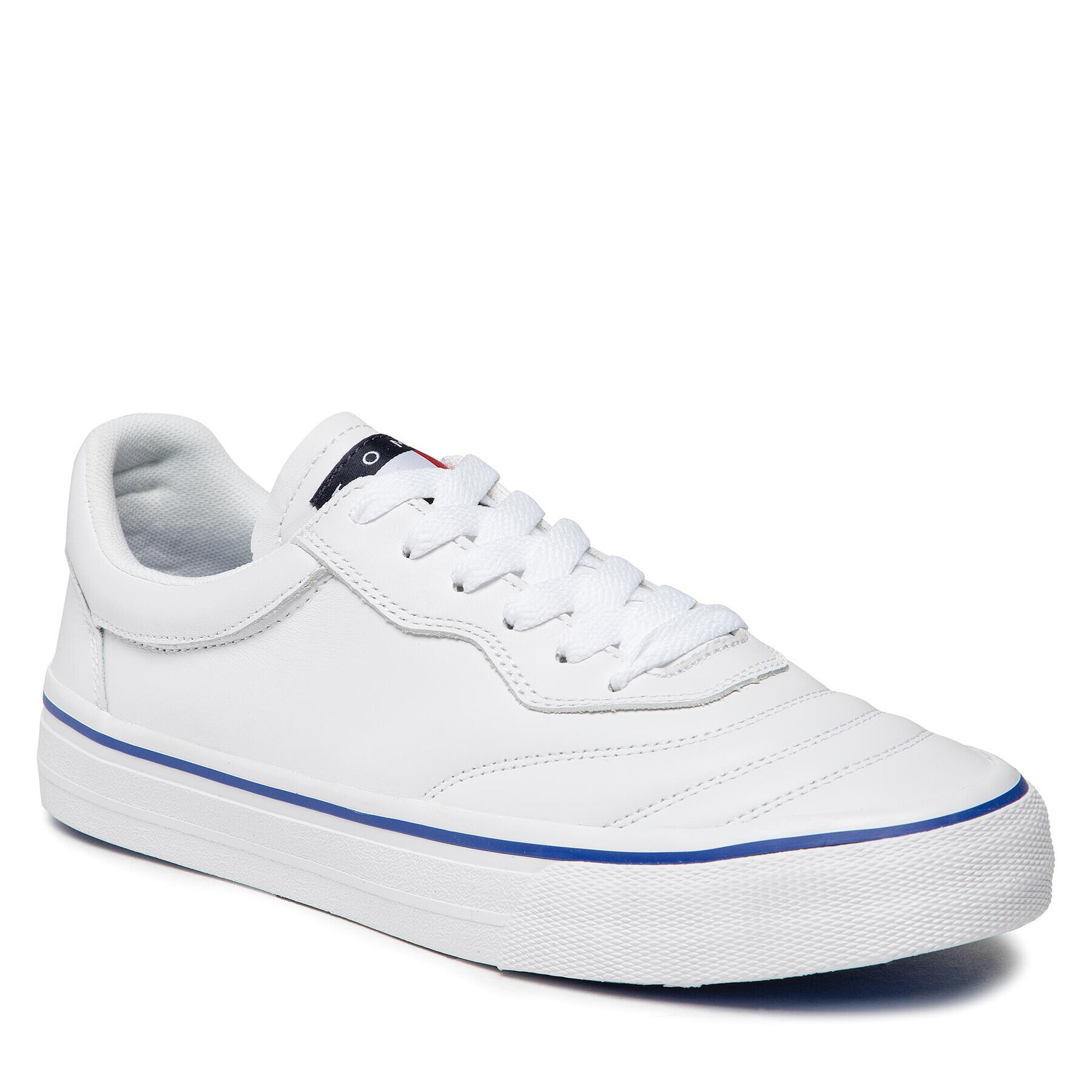 Tommy Jeans Tenisky Leather Soccer Vulc EM0EM01026 Bílá - Pepit.cz