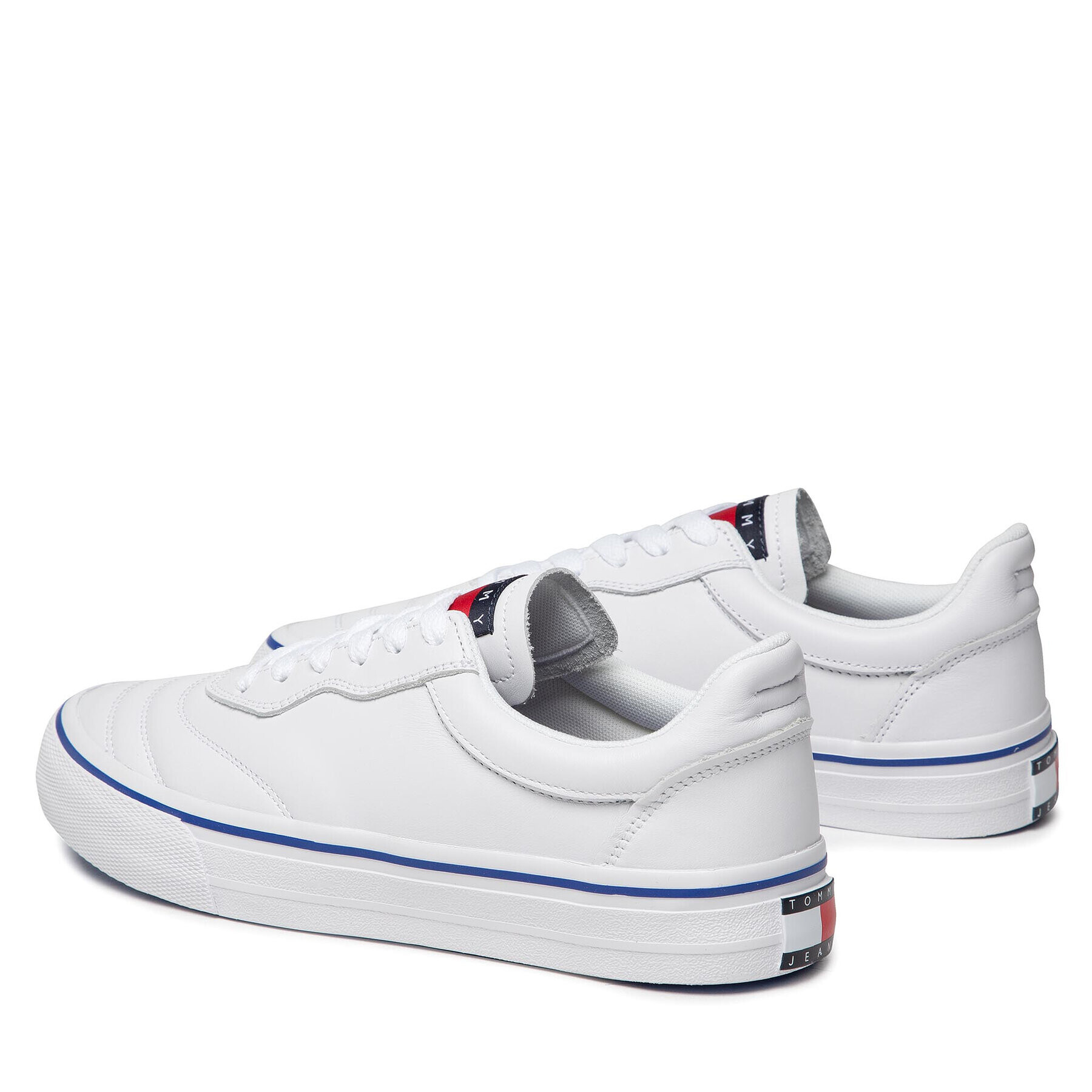 Tommy Jeans Tenisky Leather Soccer Vulc EM0EM01026 Bílá - Pepit.cz