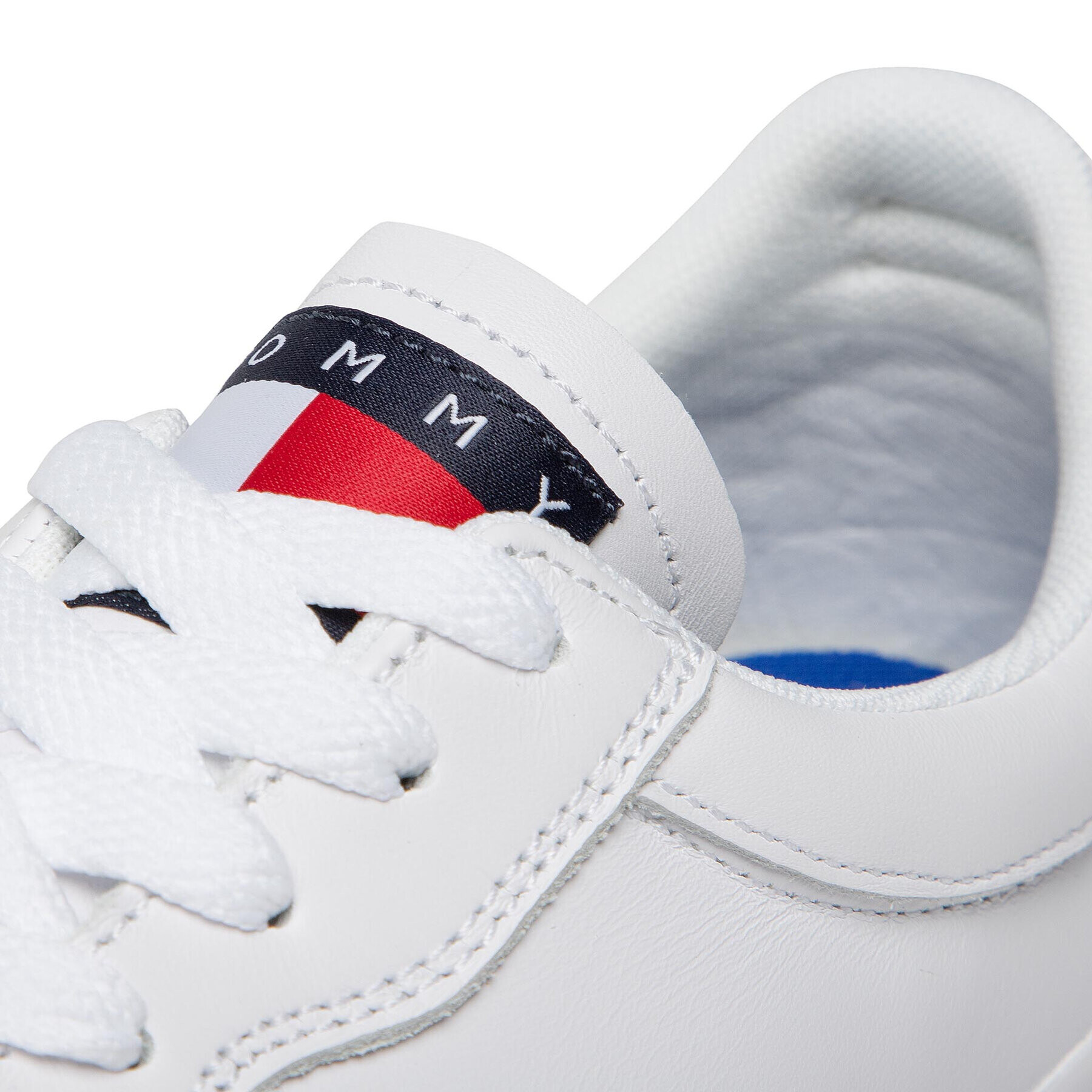 Tommy Jeans Tenisky Leather Soccer Vulc EM0EM01026 Bílá - Pepit.cz