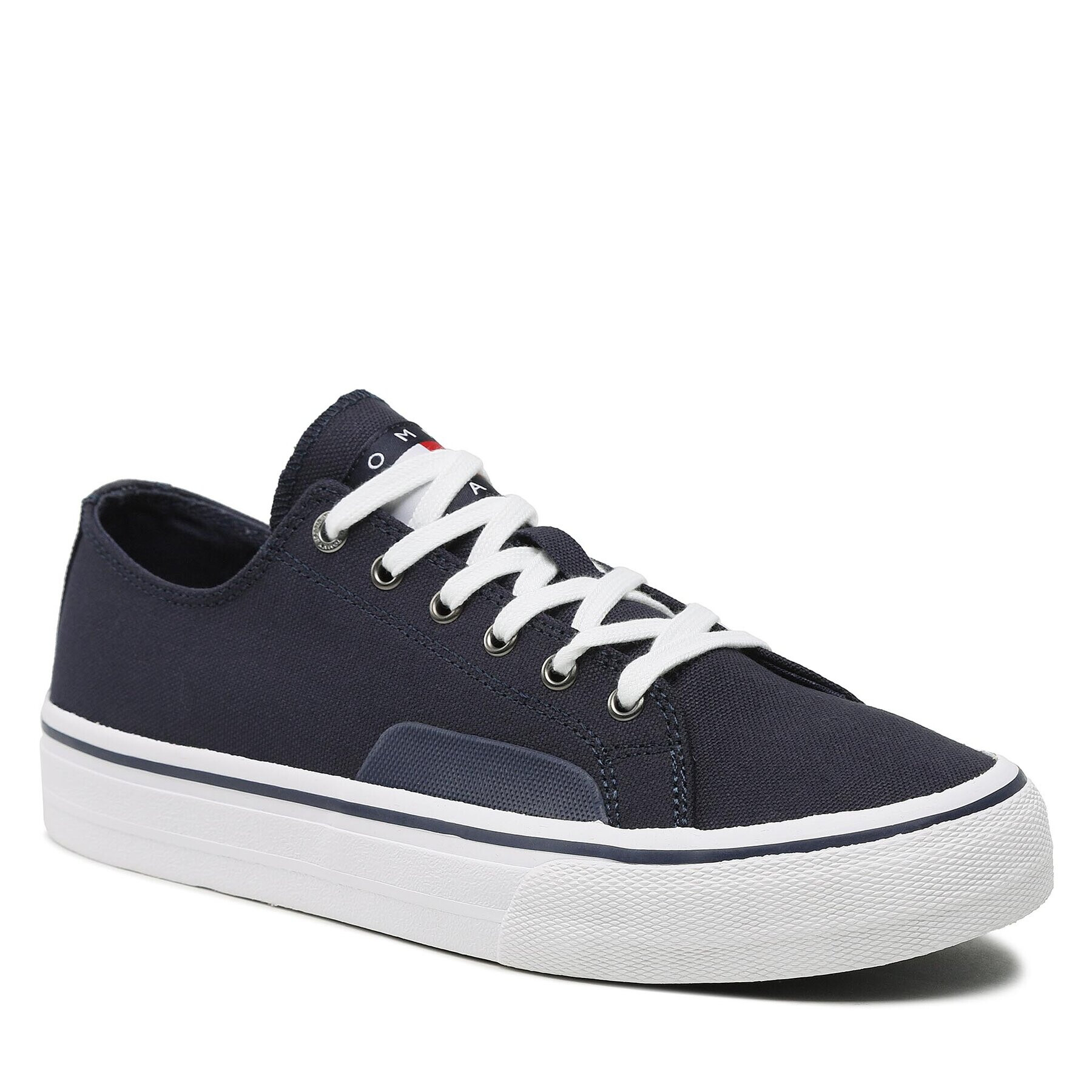 Tommy Jeans Tenisky Skate Canvas Ess EM0EM01175 Tmavomodrá - Pepit.cz