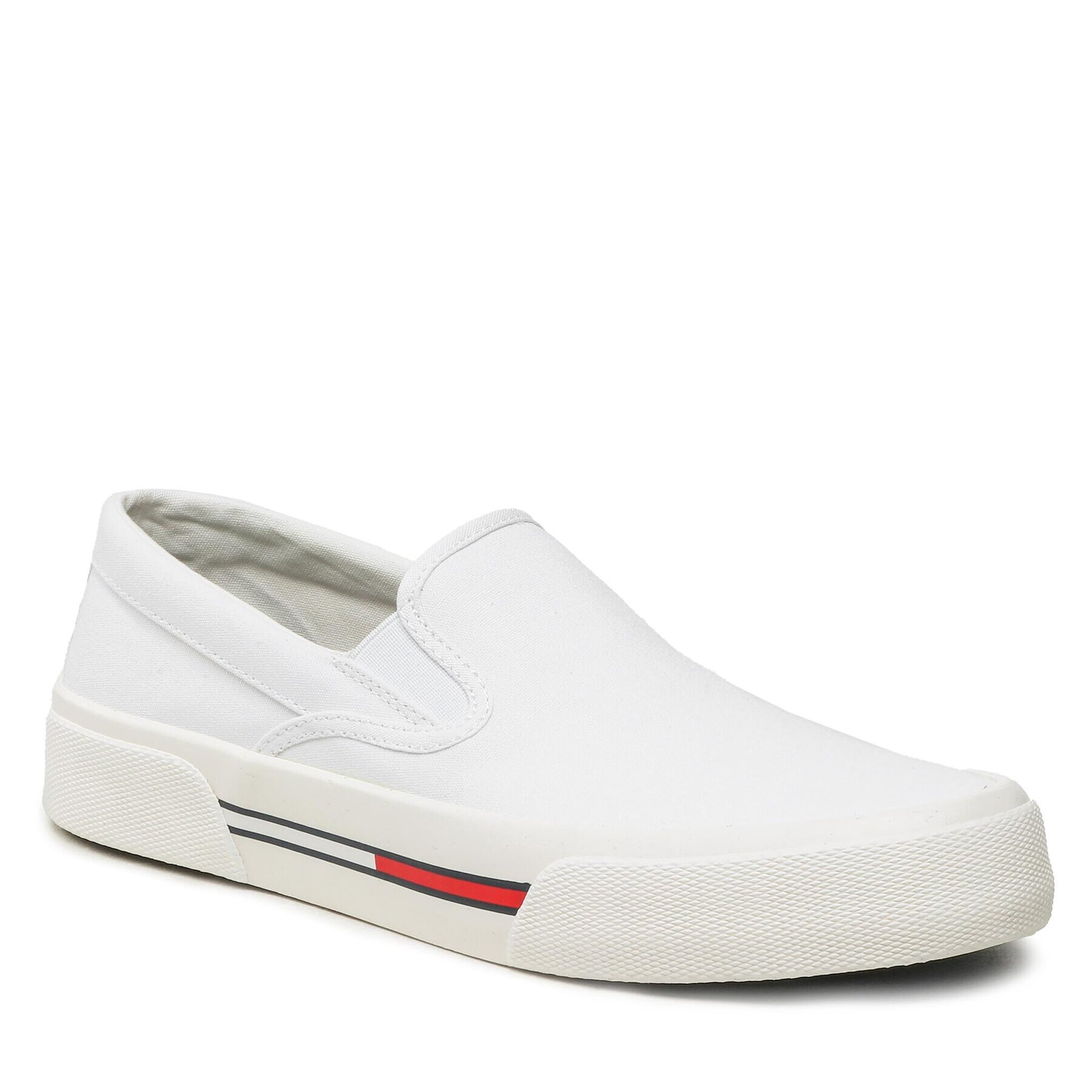 Tommy Jeans Tenisky Slip On Canvas Color EM0EM01156 Bílá - Pepit.cz