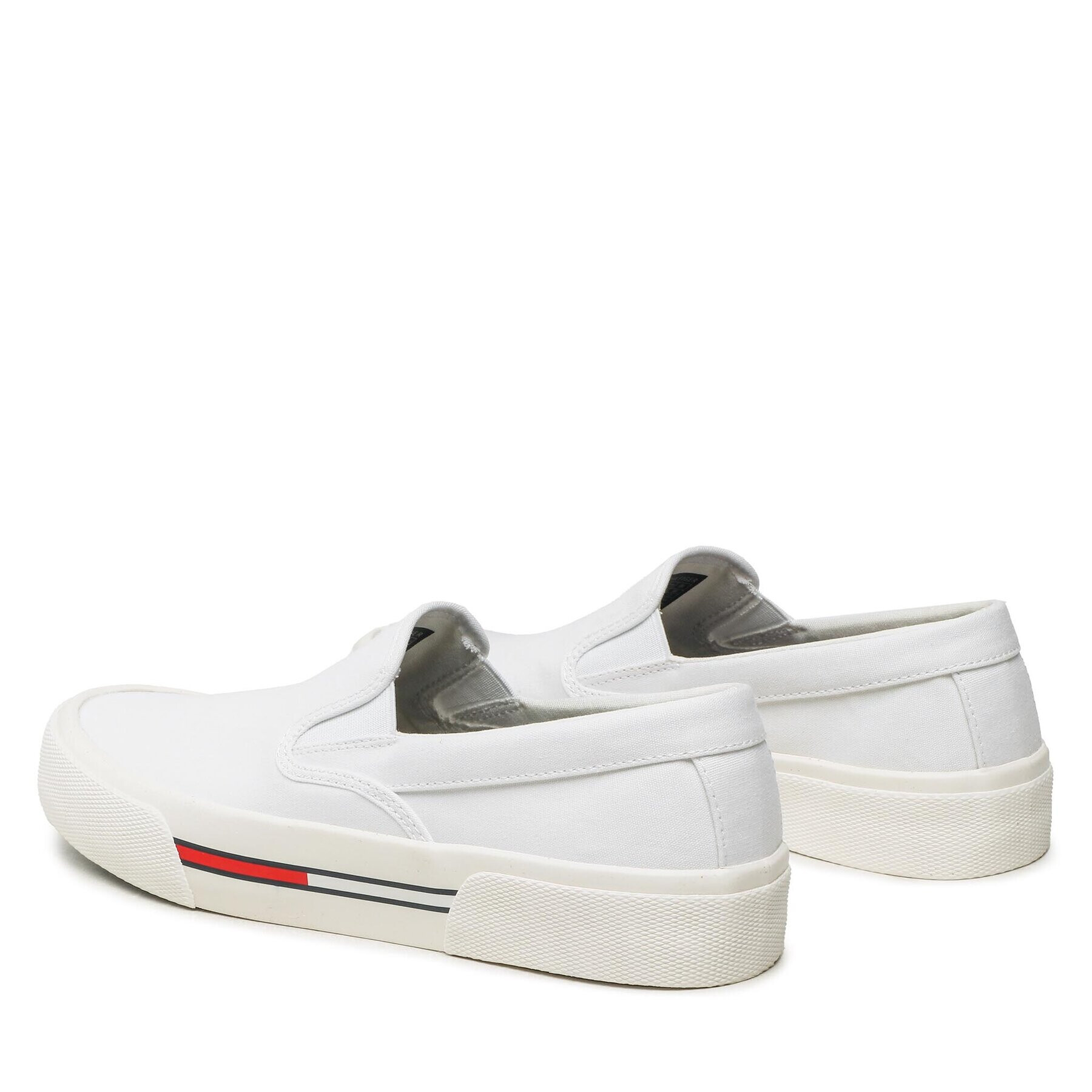 Tommy Jeans Tenisky Slip On Canvas Color EM0EM01156 Bílá - Pepit.cz