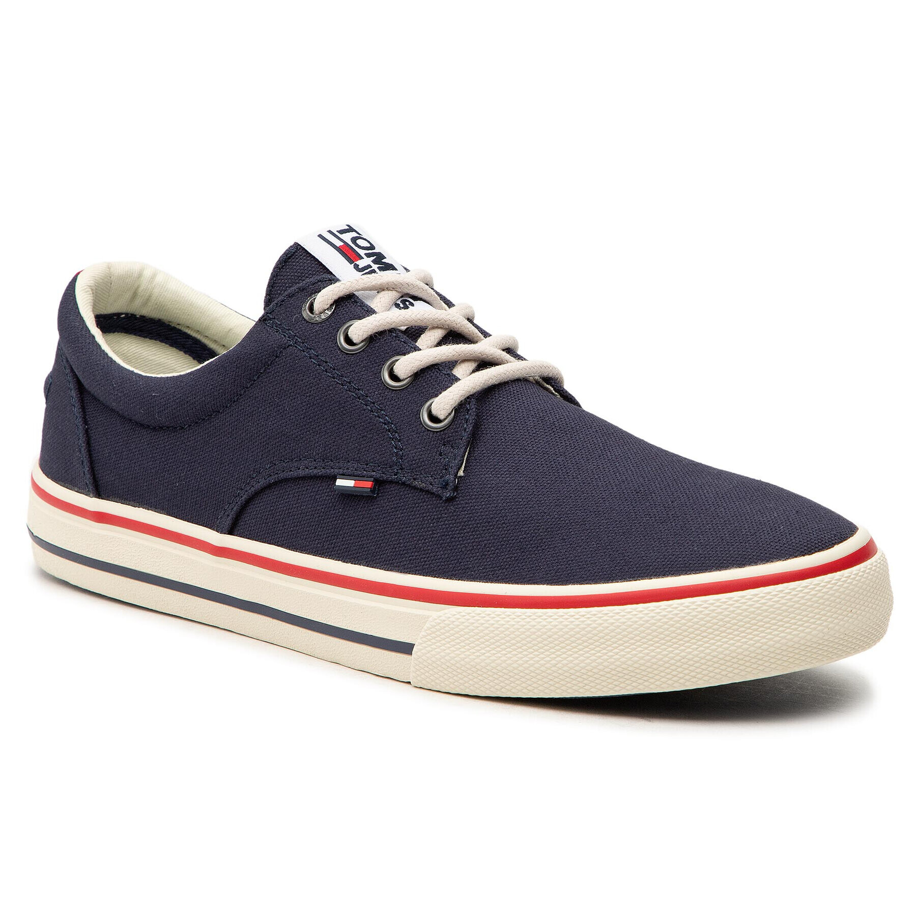 Tommy Jeans Tenisky Textile Sneaker EM0EM00001 Tmavomodrá - Pepit.cz