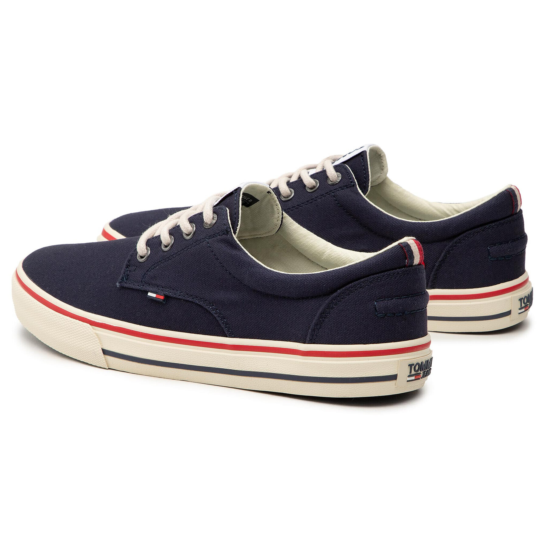 Tommy Jeans Tenisky Textile Sneaker EM0EM00001 Tmavomodrá - Pepit.cz