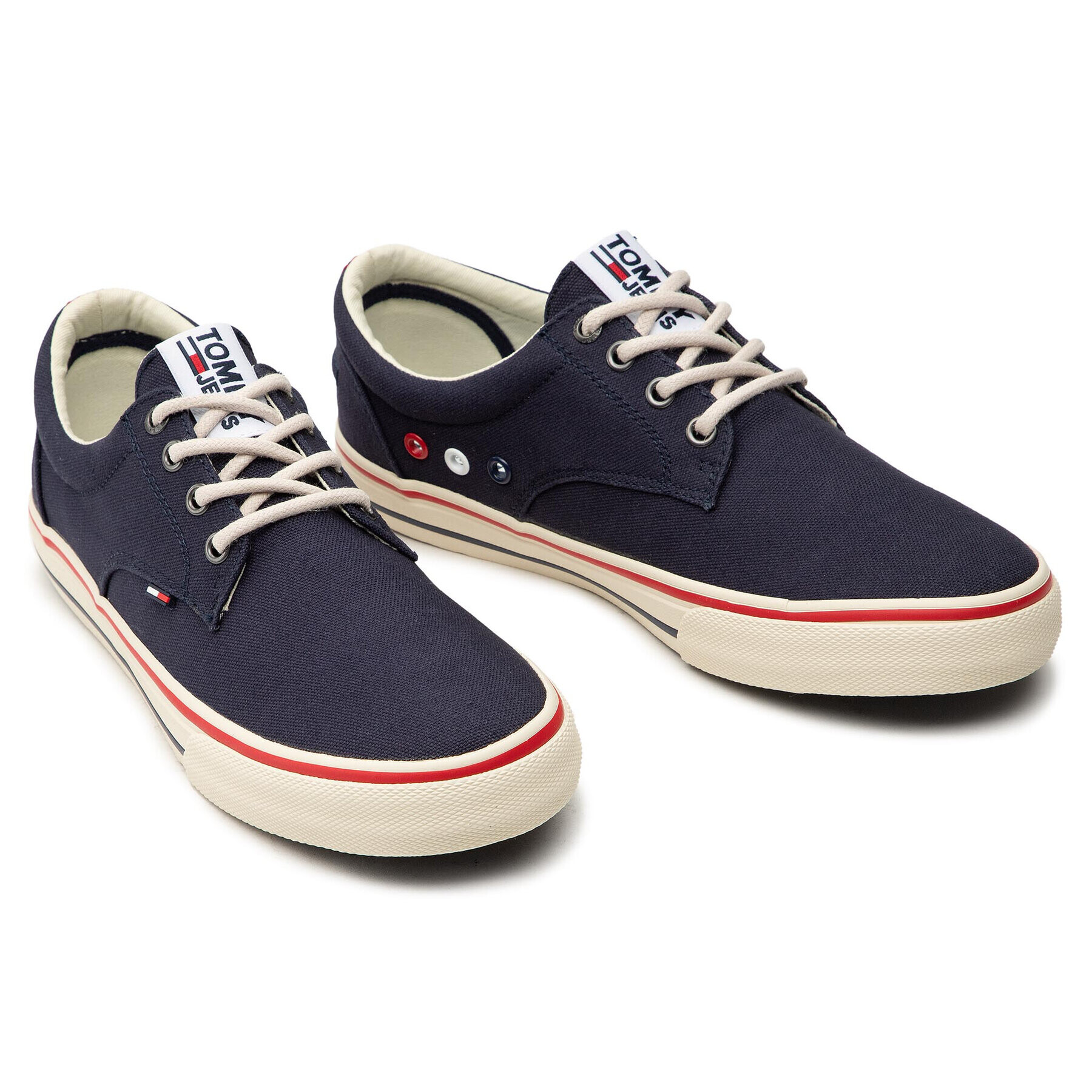 Tommy Jeans Tenisky Textile Sneaker EM0EM00001 Tmavomodrá - Pepit.cz