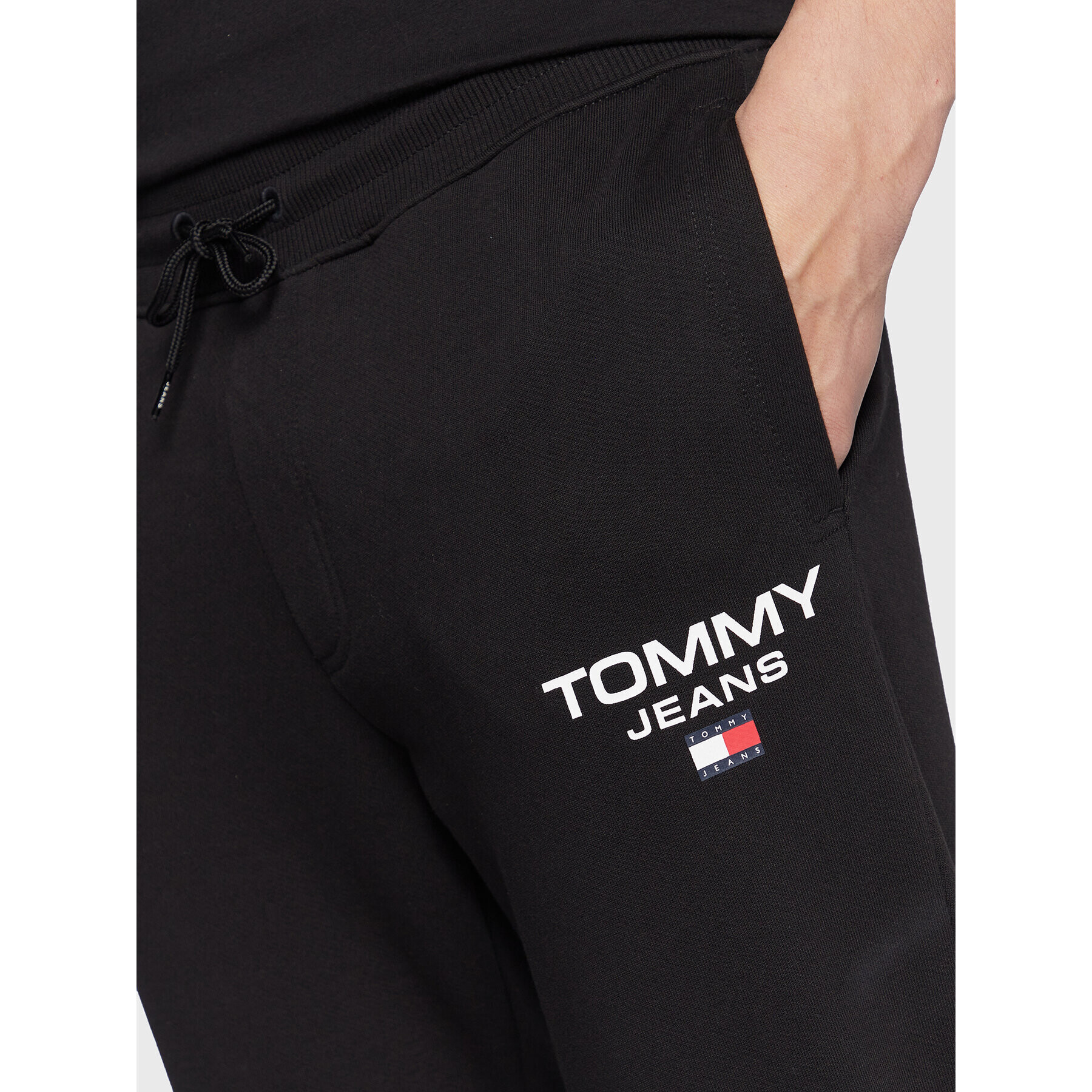 Tommy Jeans Teplákové kalhoty Entry DM0DM15791 Černá Slim Fit - Pepit.cz