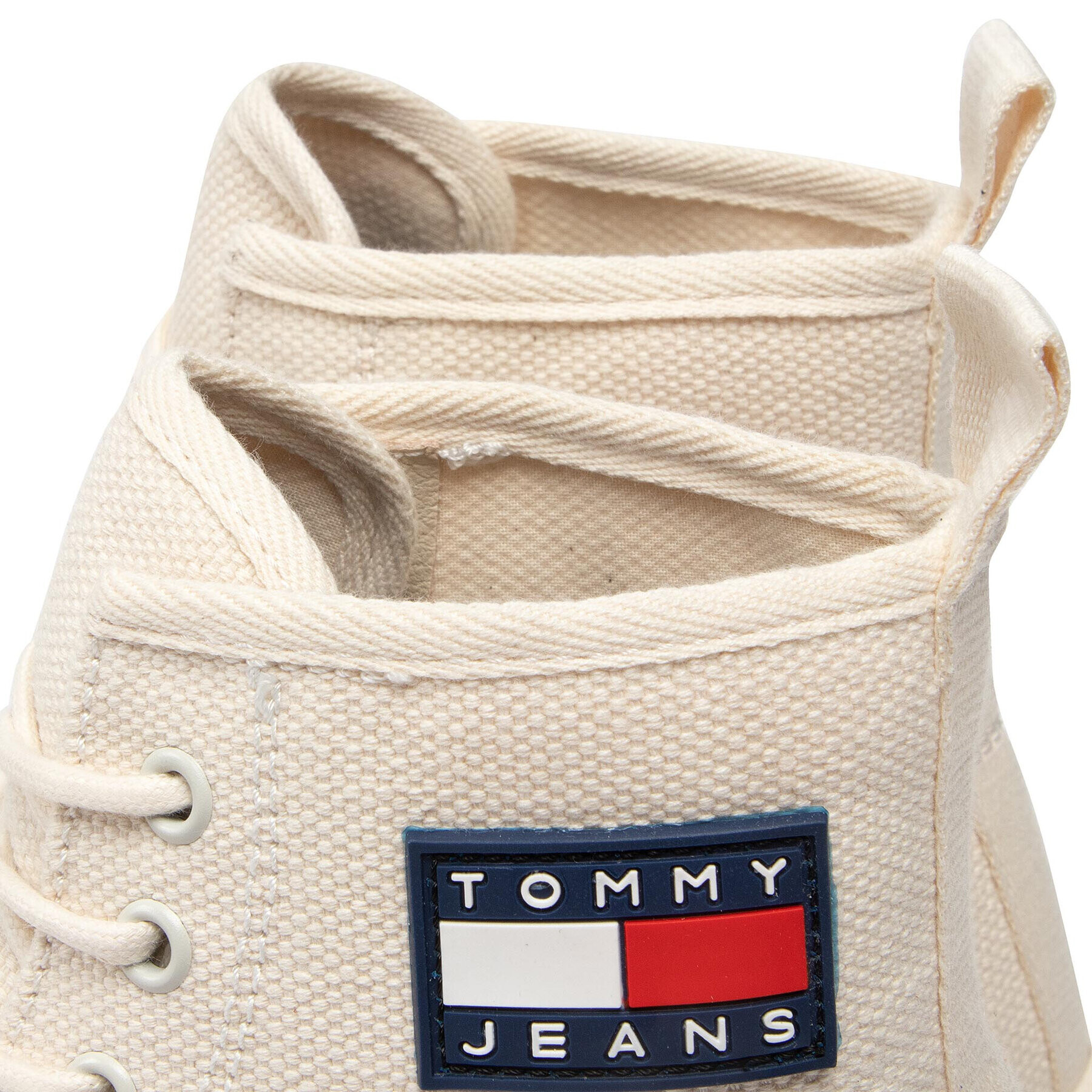 Tommy Jeans Turistická obuv Foxing Boot EN0EN01903 Béžová - Pepit.cz