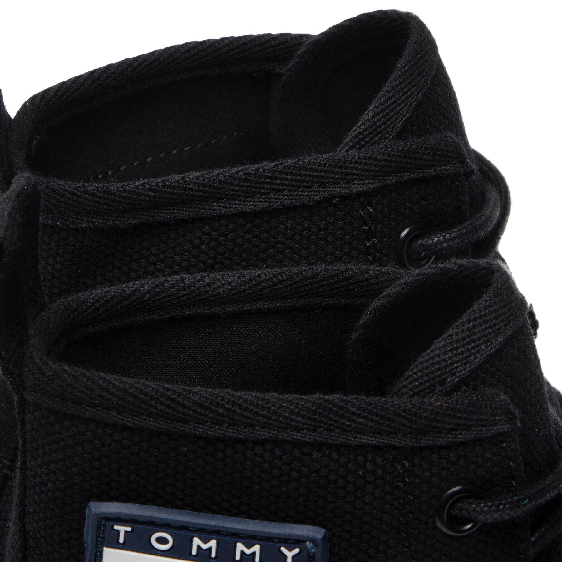 Tommy Jeans Turistická obuv Foxing Boot EN0EN01903 Černá - Pepit.cz