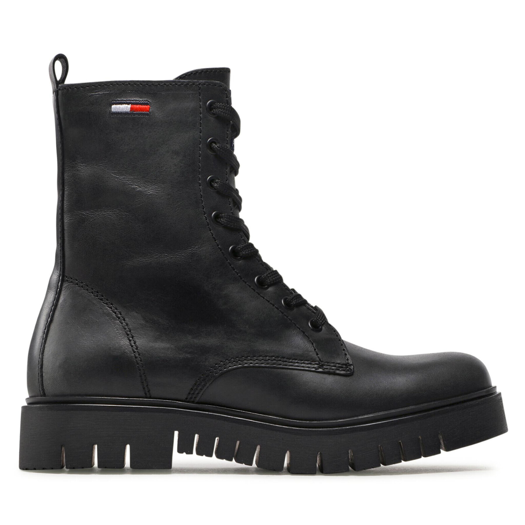 Tommy Jeans Turistická obuv Lace Up Wmns Boot EN0EN01992 Černá - Pepit.cz