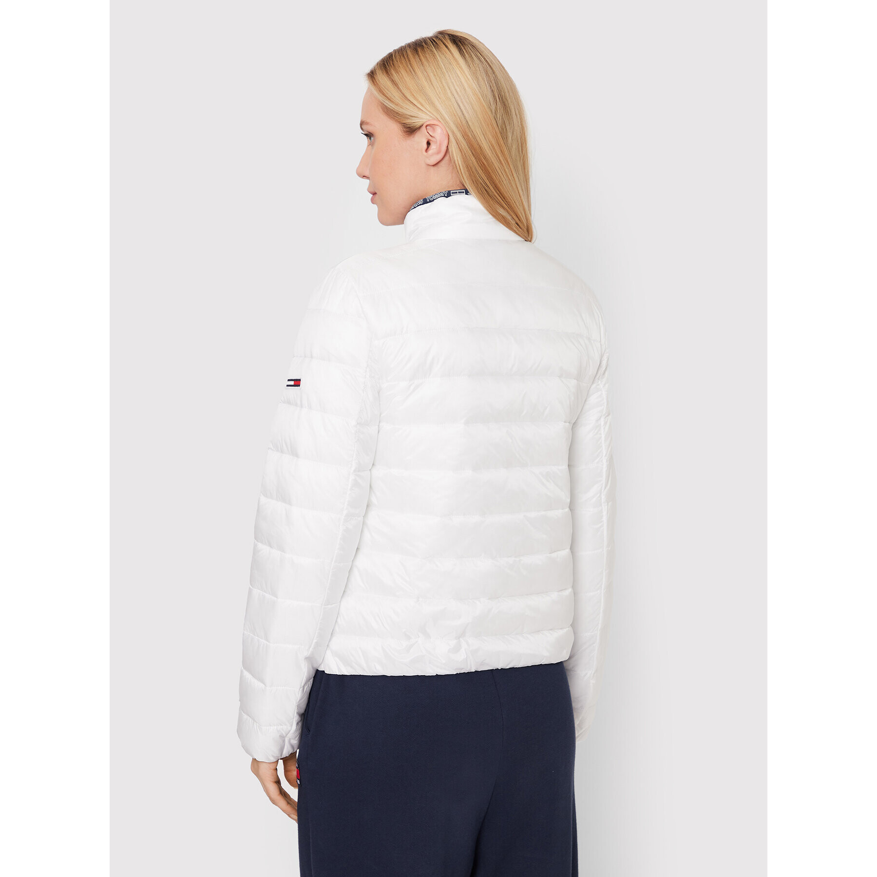 Tommy Jeans Vatovaná bunda Quilted DW0DW12930 Bílá Regular Fit - Pepit.cz