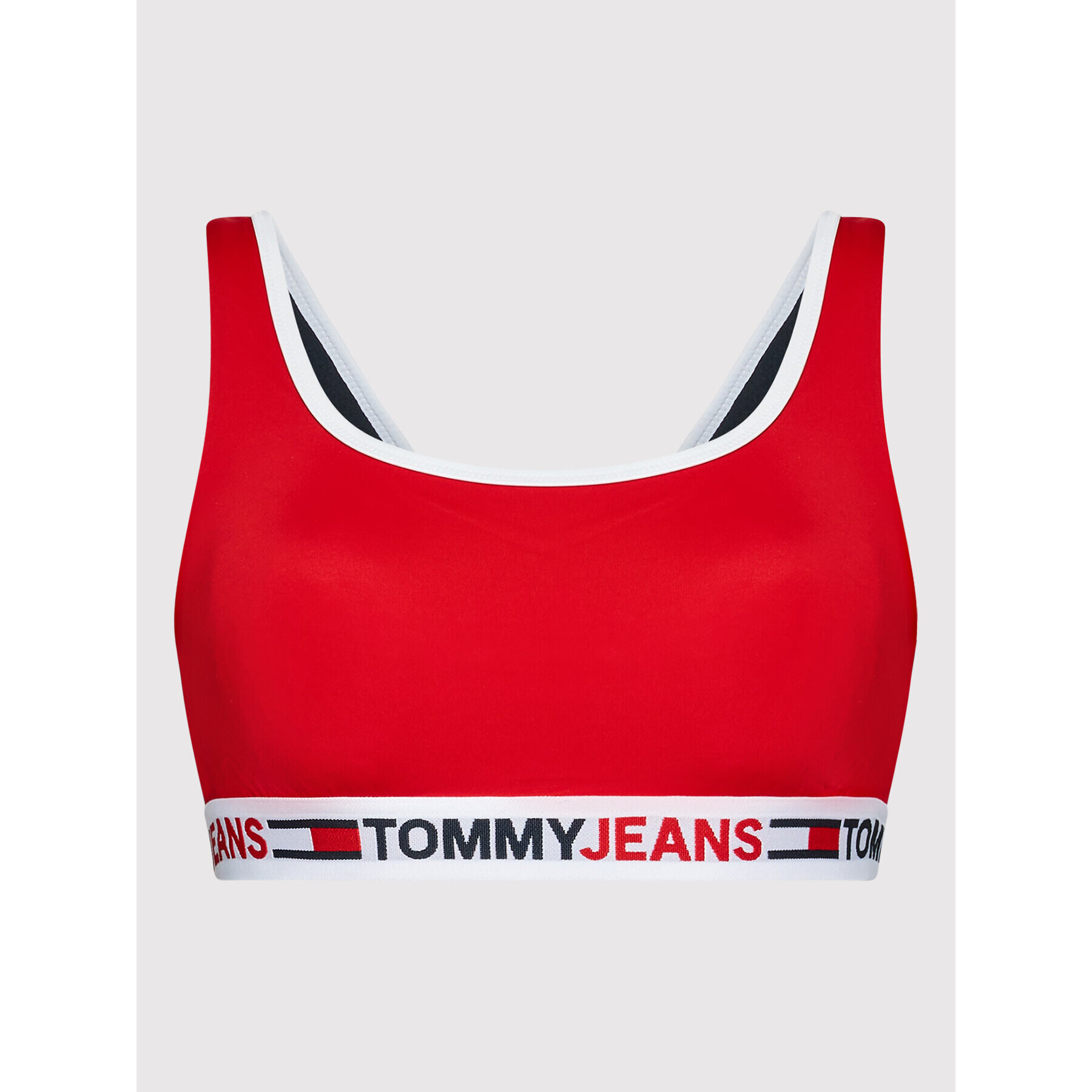 Tommy Jeans Vrchní část bikin UW0UW03350 Červená - Pepit.cz