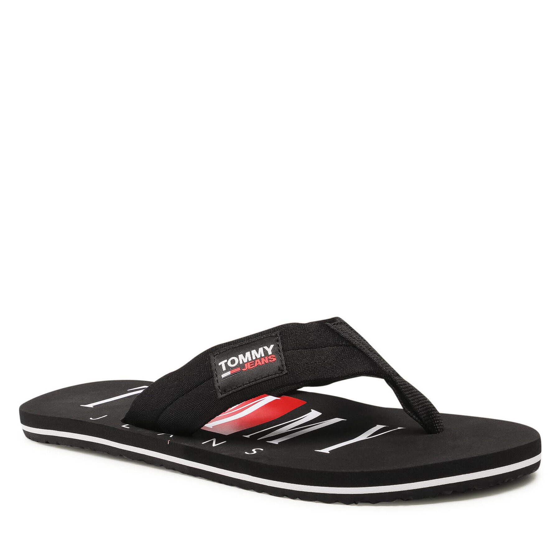 Tommy Jeans Žabky Beach Sandal EM0EM00691 Černá - Pepit.cz