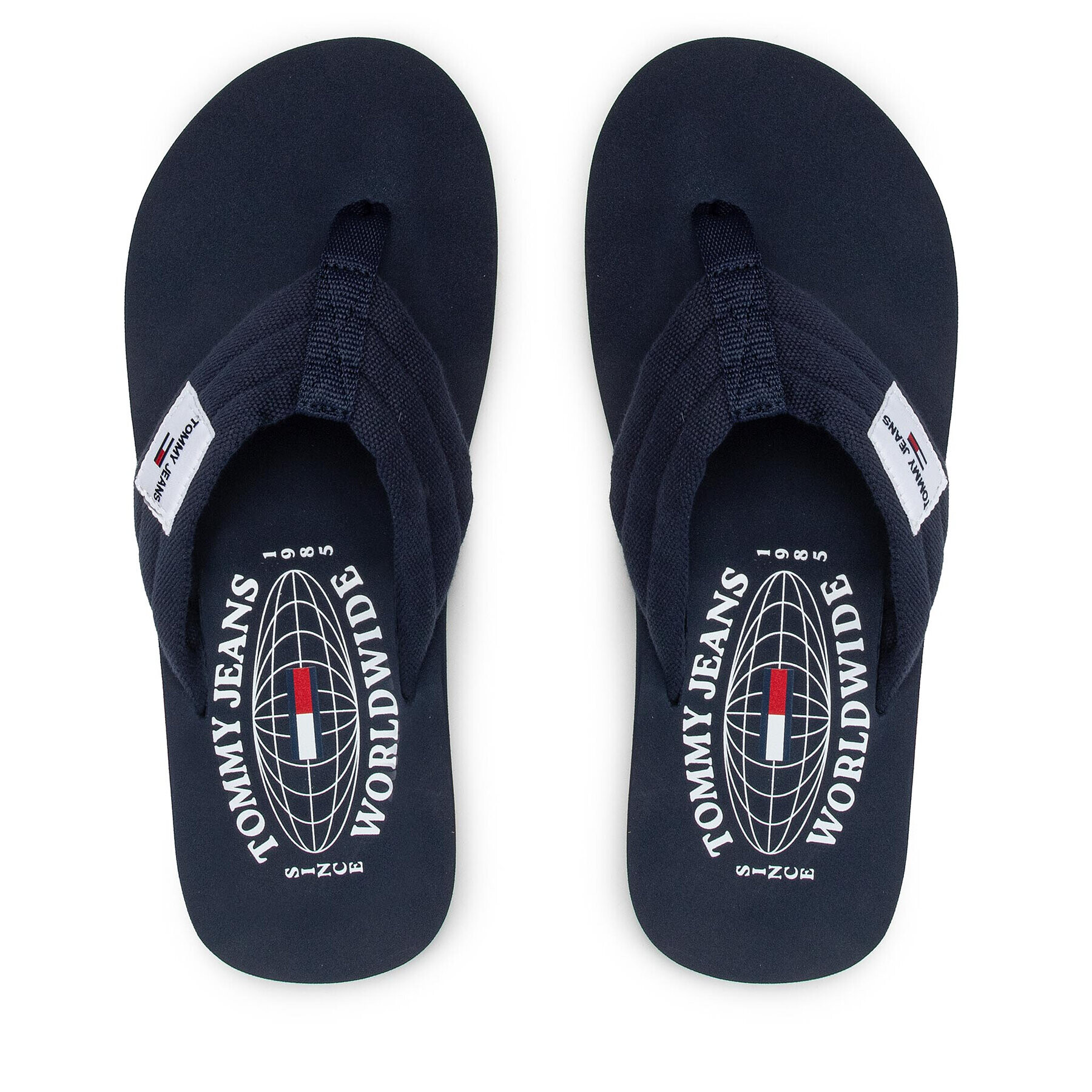 Tommy Jeans Žabky Beach Sandal EM0EM01002 Tmavomodrá - Pepit.cz