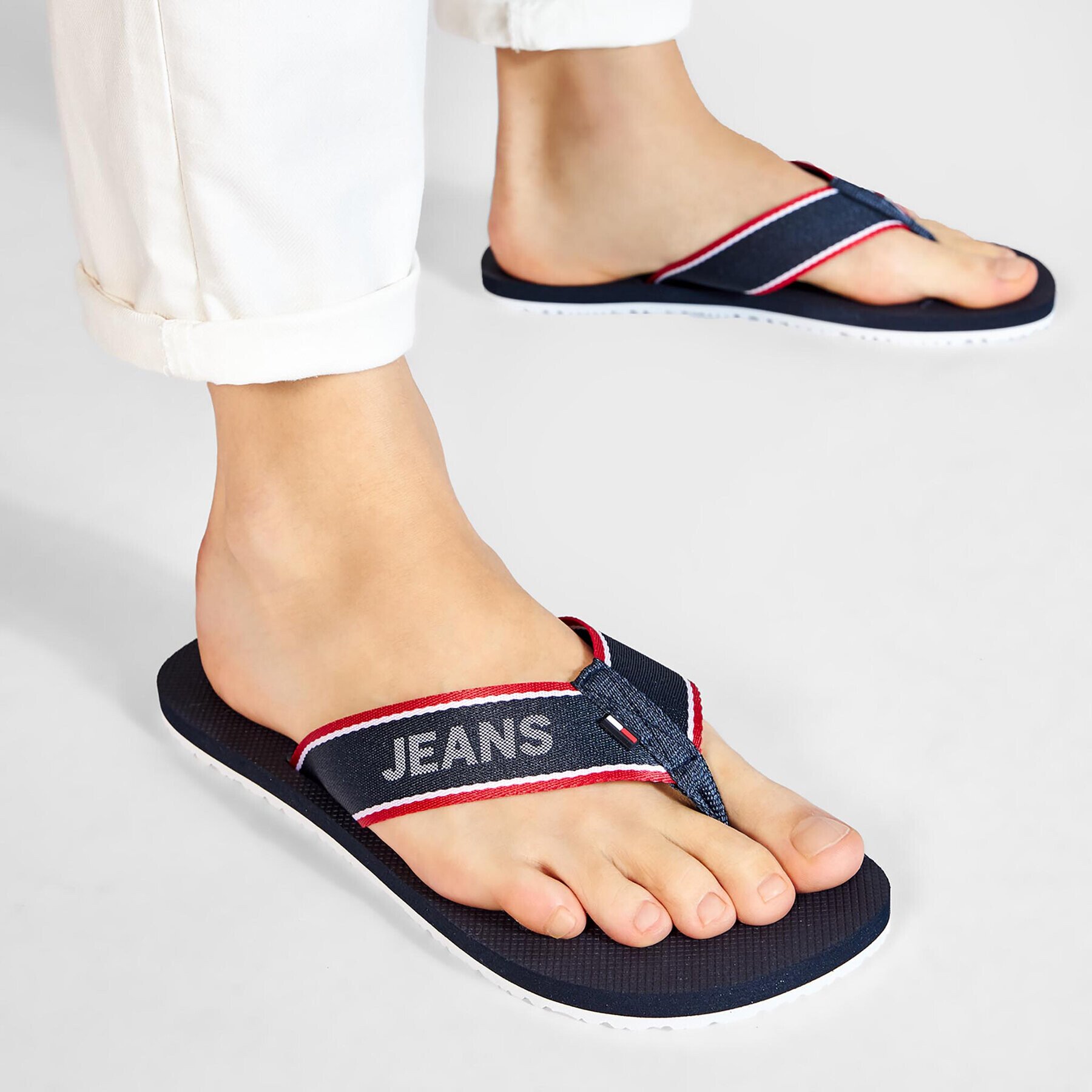 Tommy Jeans Žabky Comfort Footbed Neach Sandal EM0EM00693 Tmavomodrá - Pepit.cz