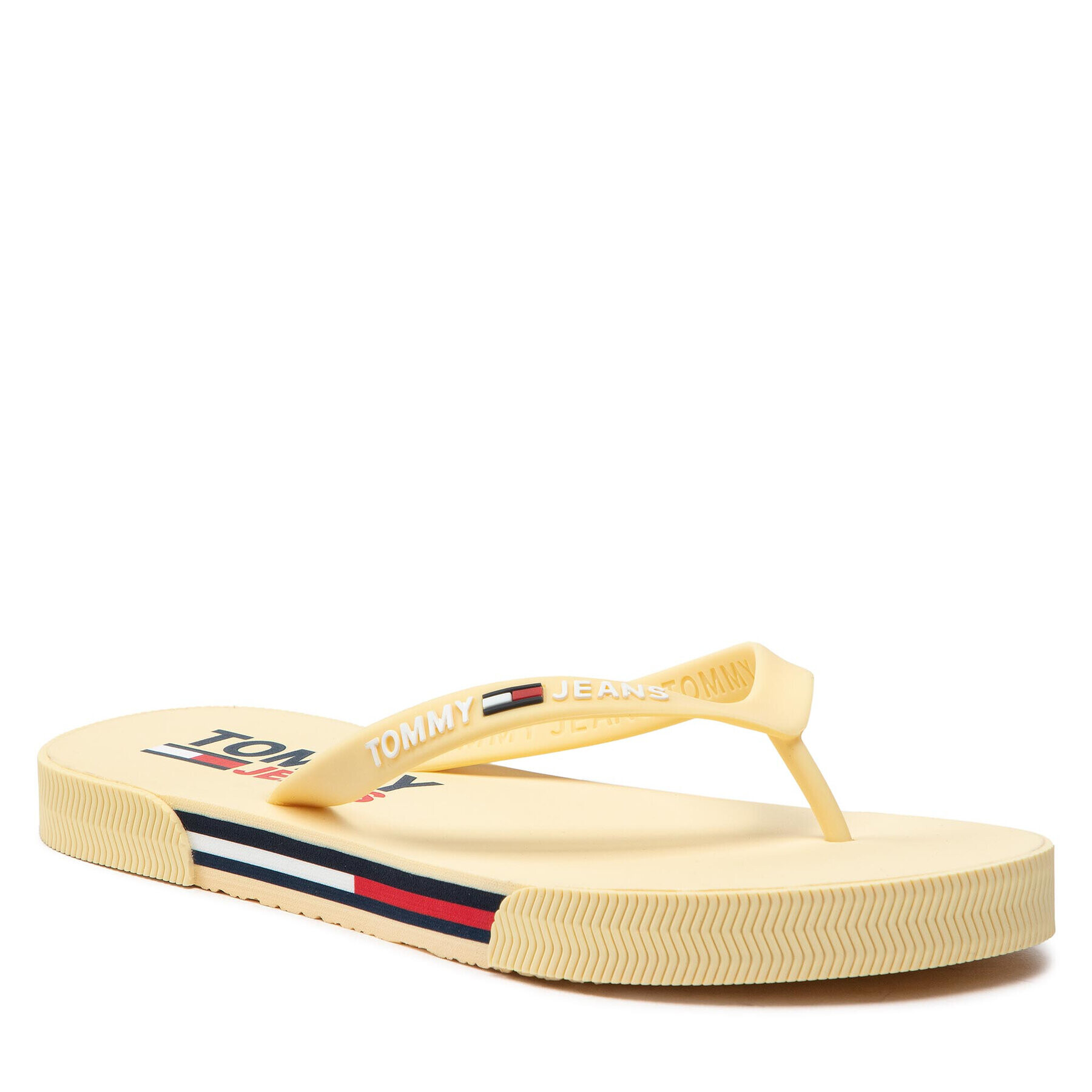 Tommy Jeans Žabky Flag Tommy Jeanns Beach Sandal EN0EN01855 Žlutá - Pepit.cz