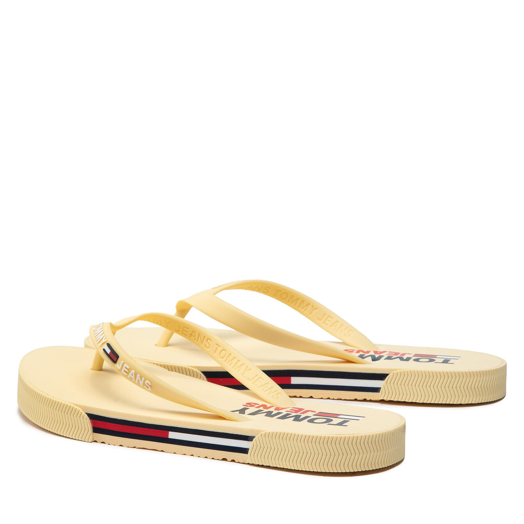 Tommy Jeans Žabky Flag Tommy Jeanns Beach Sandal EN0EN01855 Žlutá - Pepit.cz