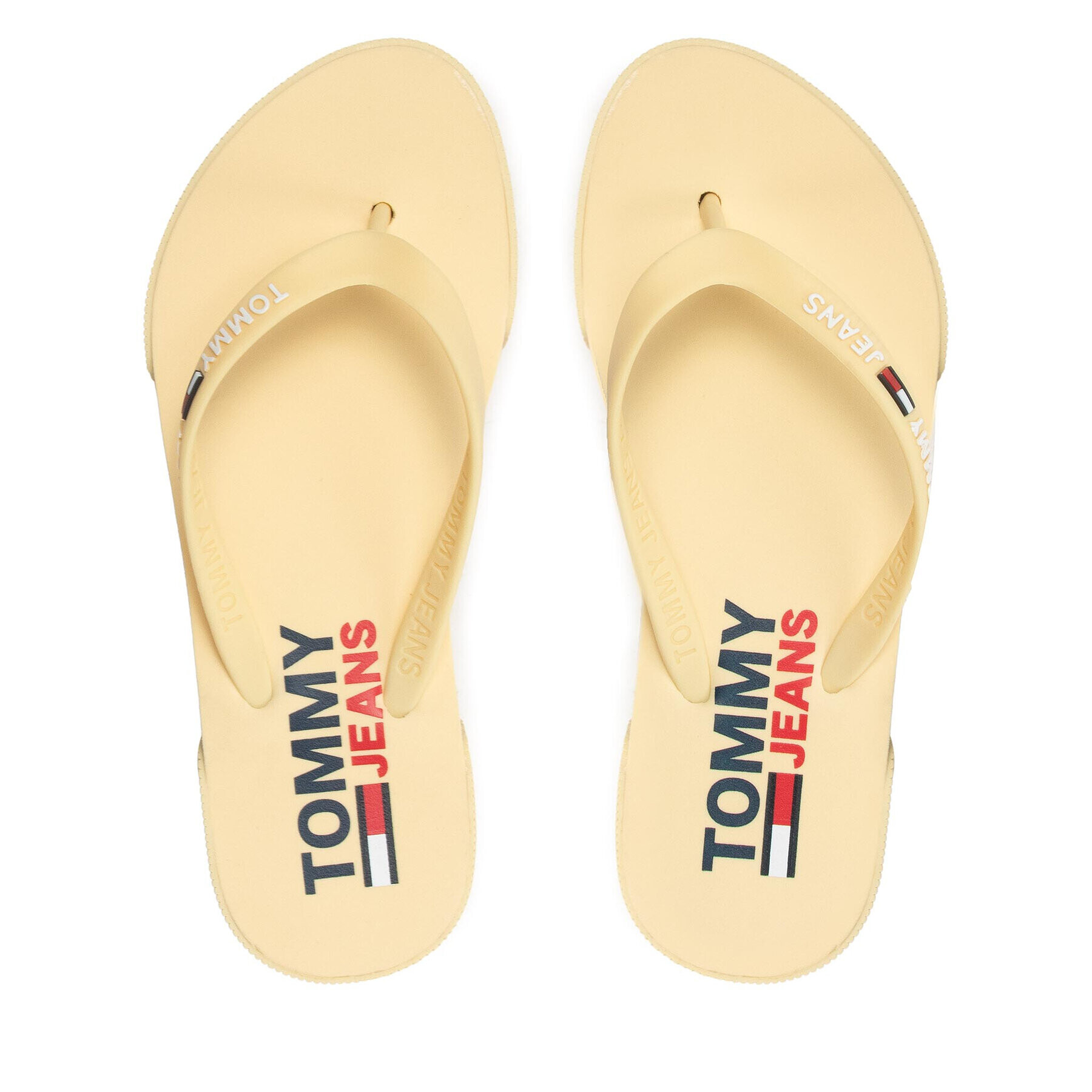 Tommy Jeans Žabky Flag Tommy Jeanns Beach Sandal EN0EN01855 Žlutá - Pepit.cz