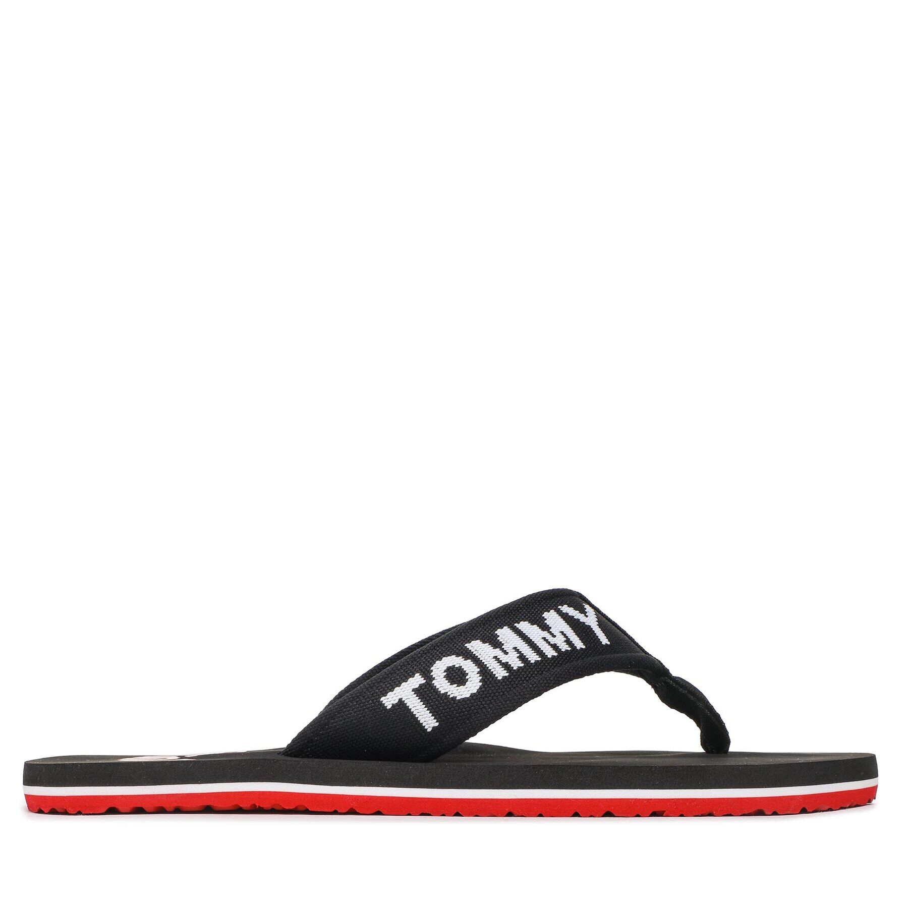 Tommy Jeans Žabky Flip Flop Logo Tape EM0EM01147 Černá - Pepit.cz