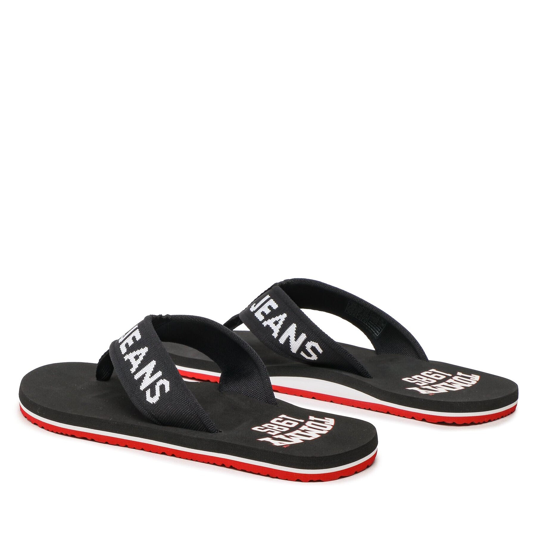 Tommy Jeans Žabky Flip Flop Logo Tape EM0EM01147 Černá - Pepit.cz