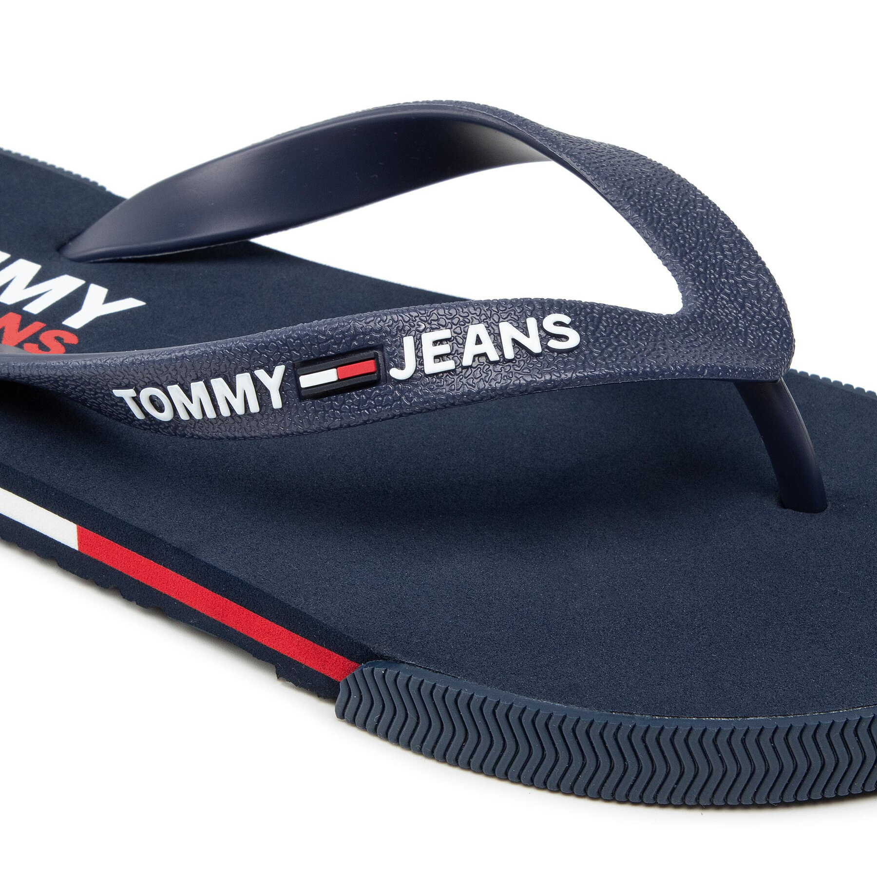 Tommy Jeans Žabky Men Beach Sandal EM0EM00731 Tmavomodrá - Pepit.cz