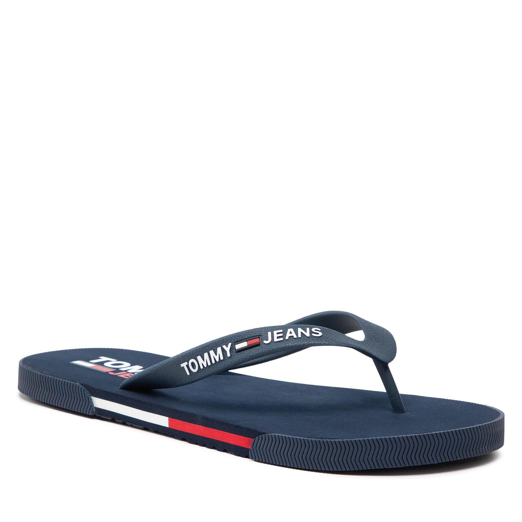 Tommy Jeans Žabky Mens Flag Beach Sandal EM0EM01032 Tmavomodrá - Pepit.cz