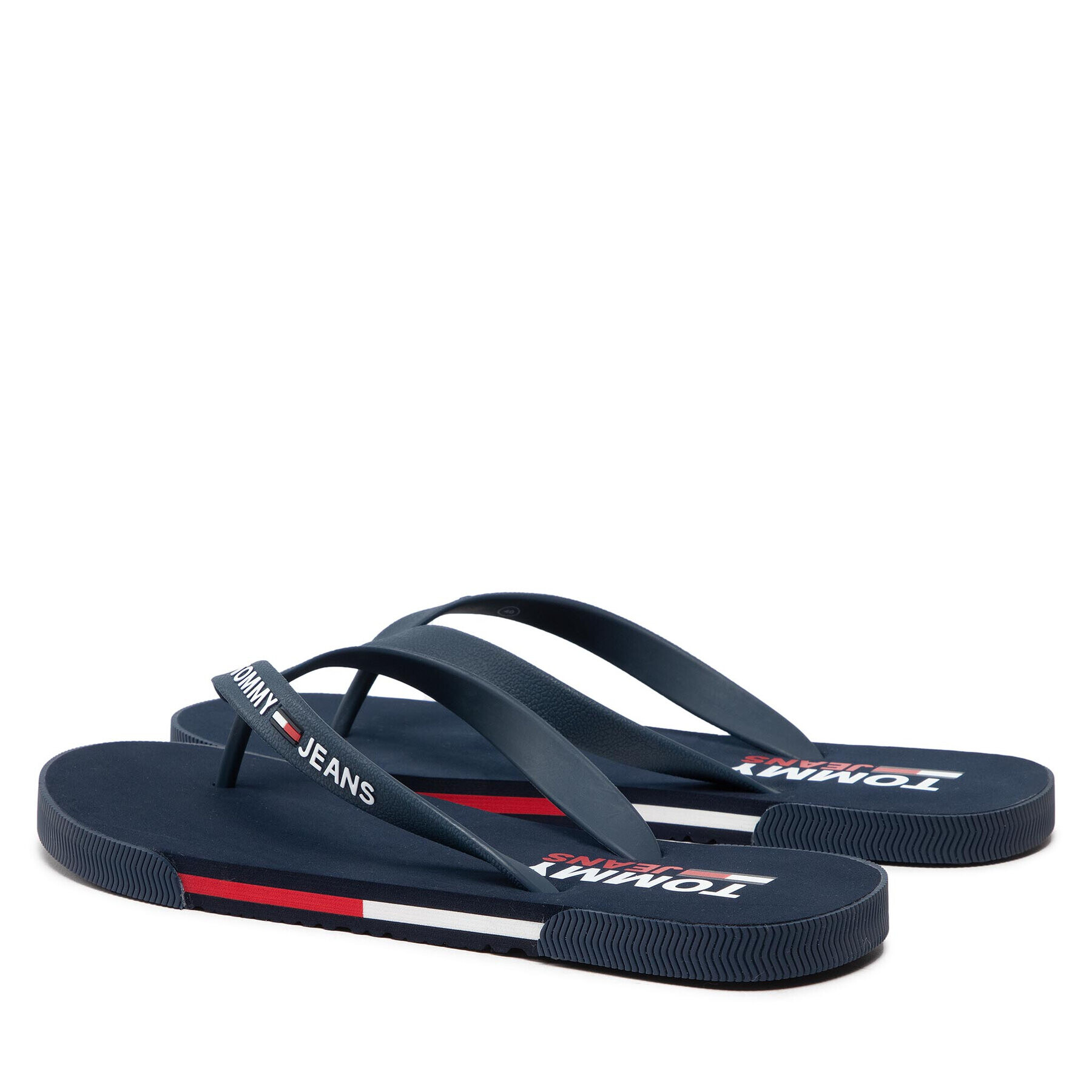 Tommy Jeans Žabky Mens Flag Beach Sandal EM0EM01032 Tmavomodrá - Pepit.cz