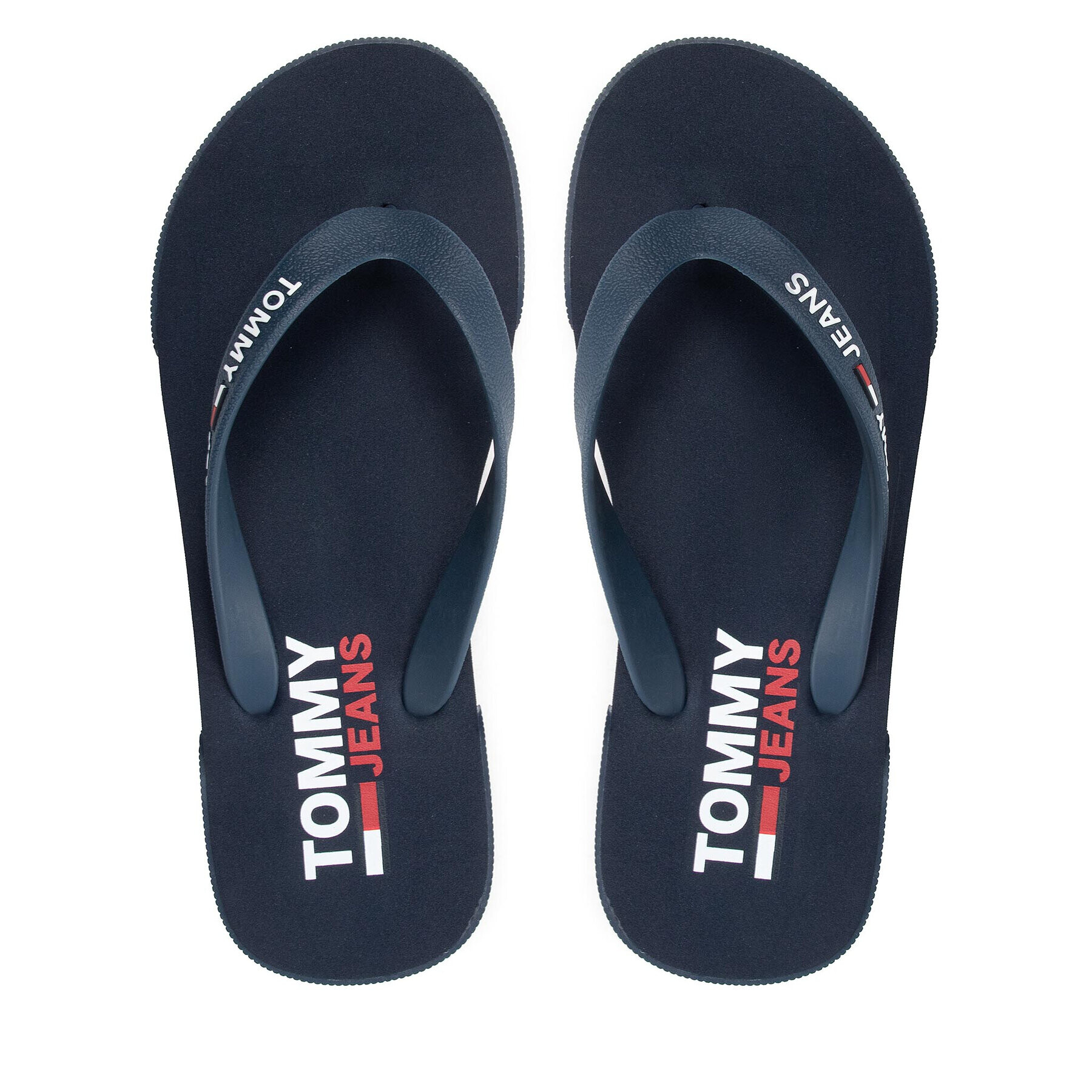 Tommy Jeans Žabky Mens Flag Beach Sandal EM0EM01032 Tmavomodrá - Pepit.cz