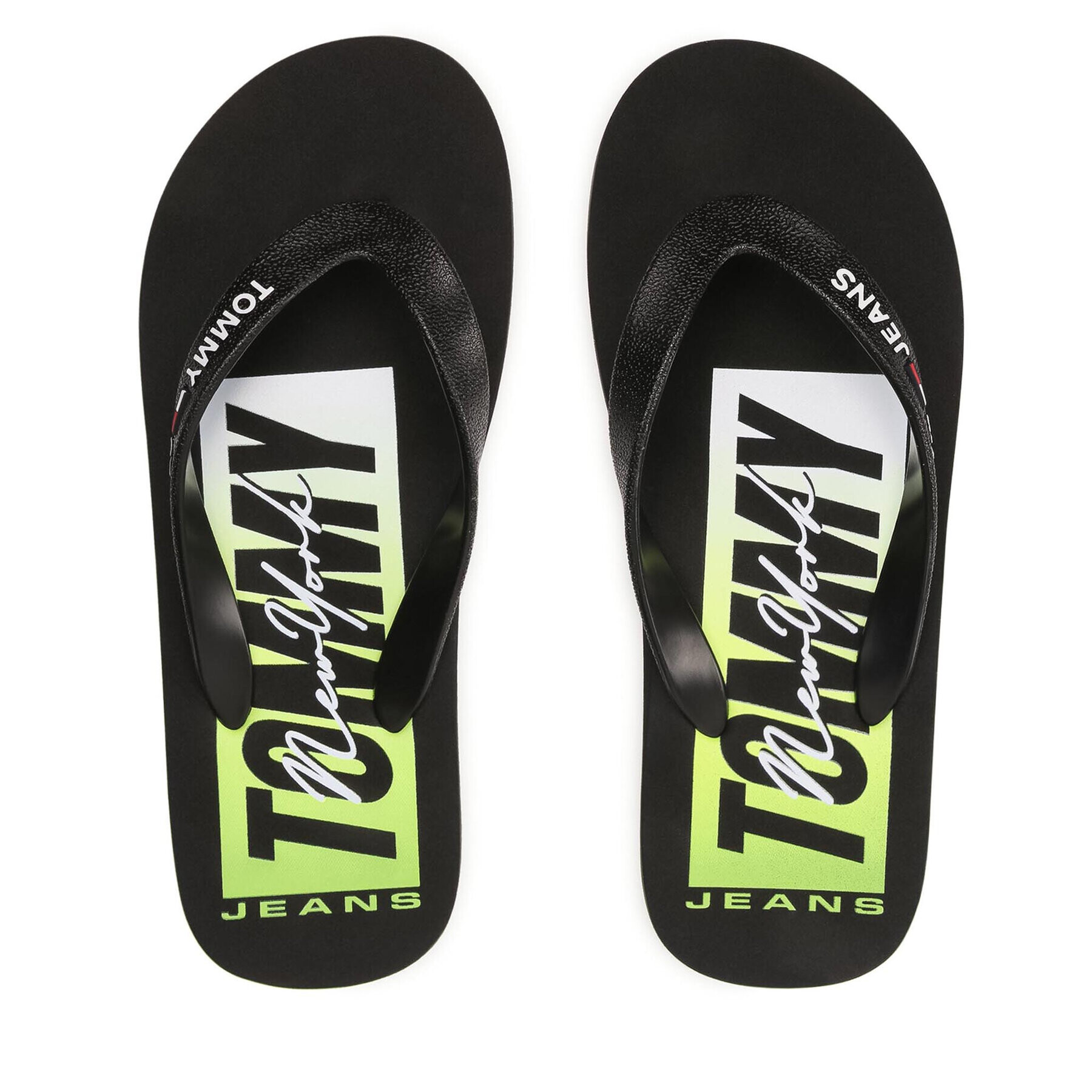 Tommy Jeans Žabky Print Beach Sandal EM0EM00687 Černá - Pepit.cz