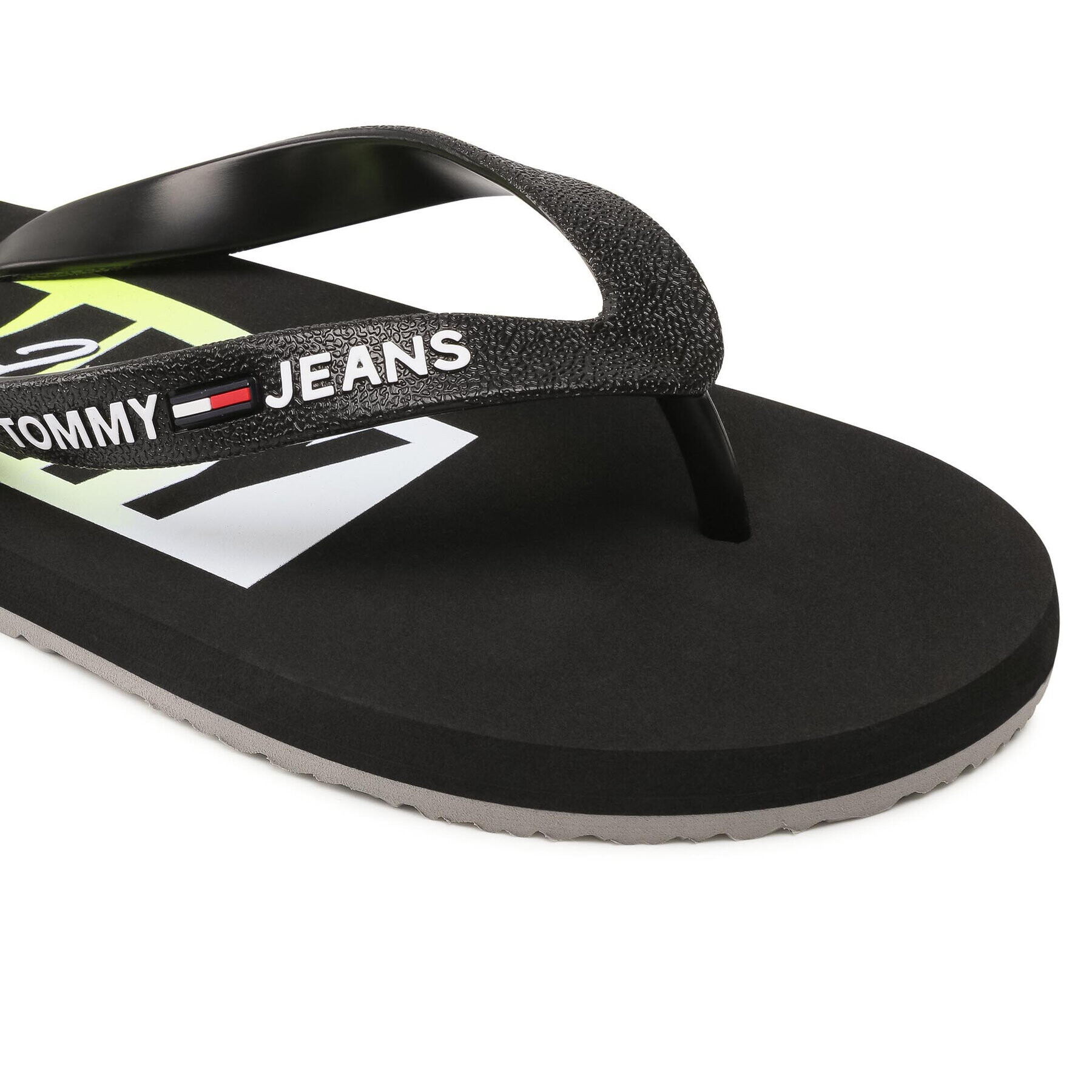 Tommy Jeans Žabky Print Beach Sandal EM0EM00687 Černá - Pepit.cz