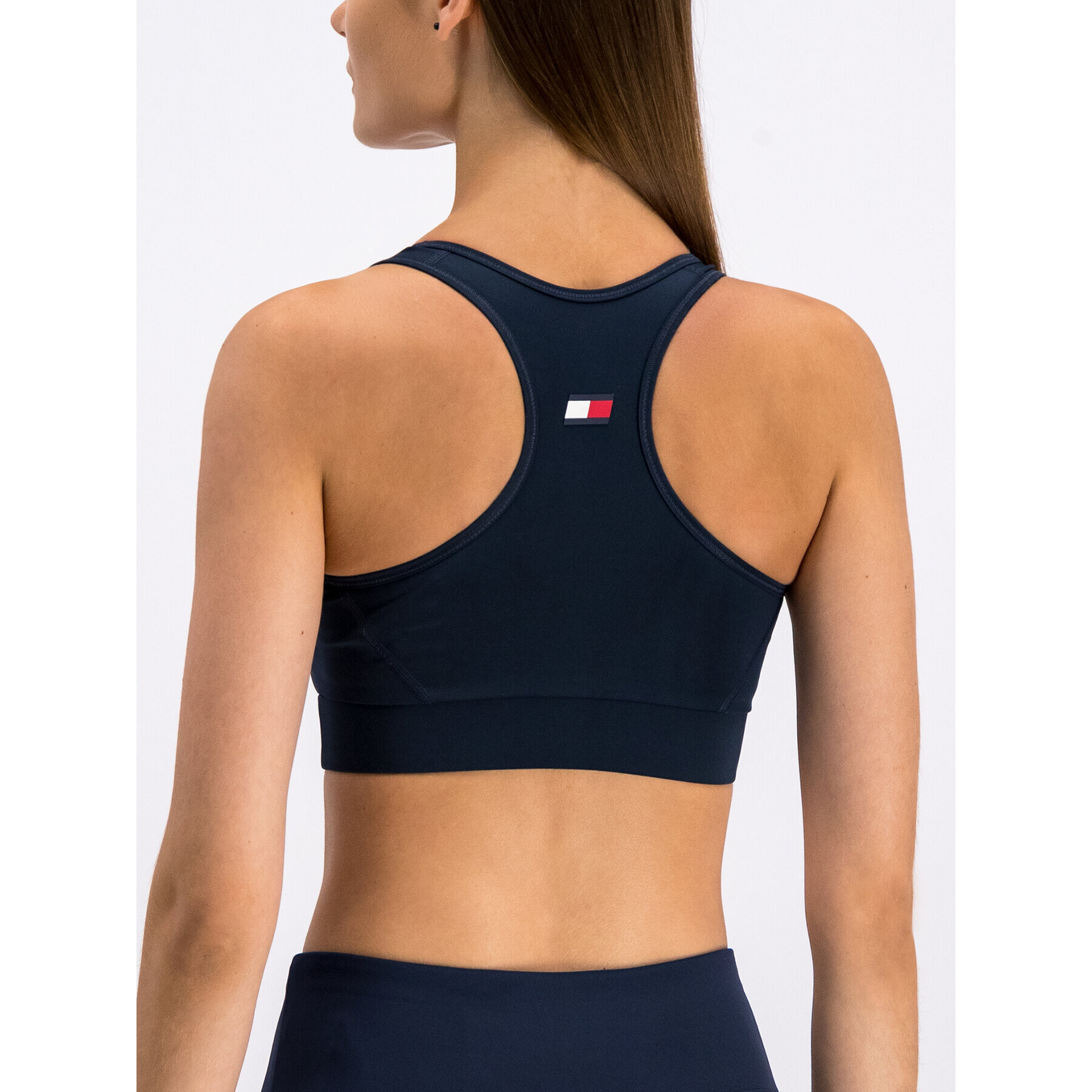 Tommy Sport Podprsenkový top Sports Bra Logo Medium S105100070 Tmavomodrá - Pepit.cz