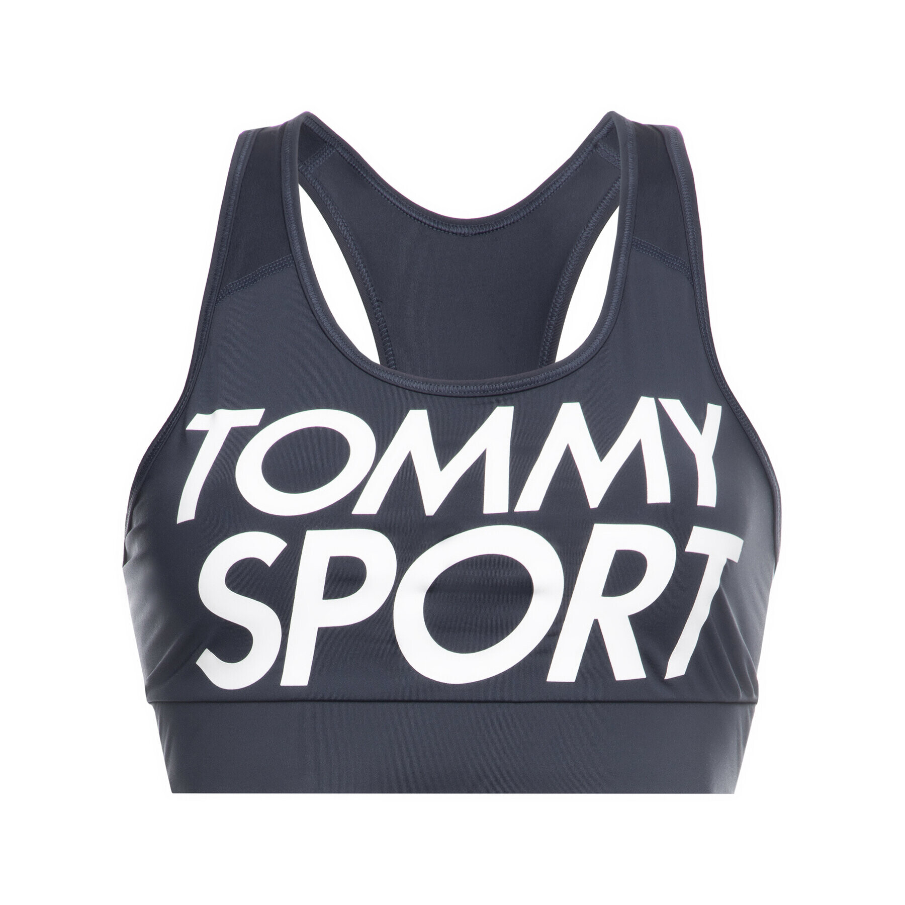 Tommy Sport Podprsenkový top Sports Bra Logo S10S100344 Tmavomodrá - Pepit.cz