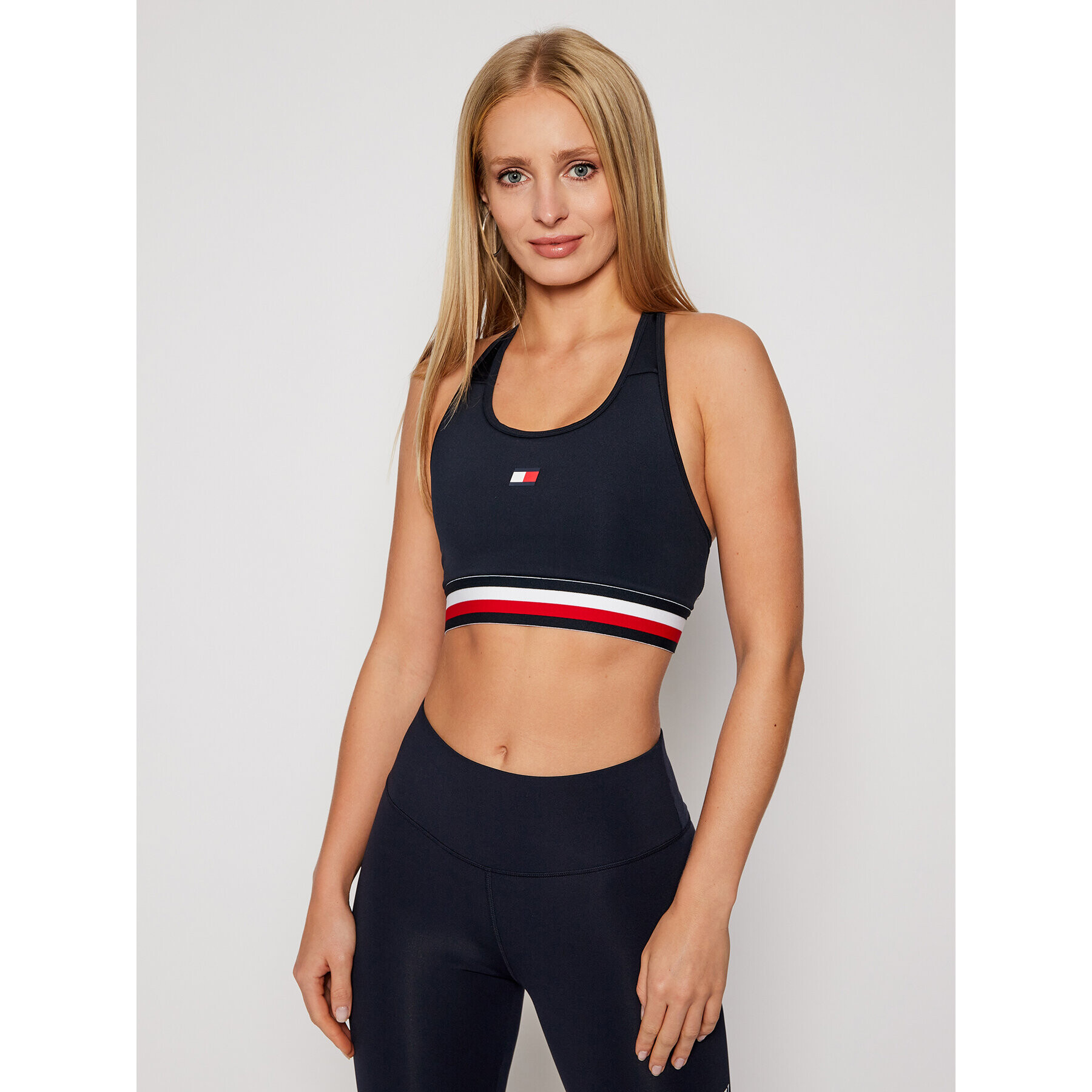 Tommy Sport Podprsenkový top Strappy S10S100645 Tmavomodrá - Pepit.cz