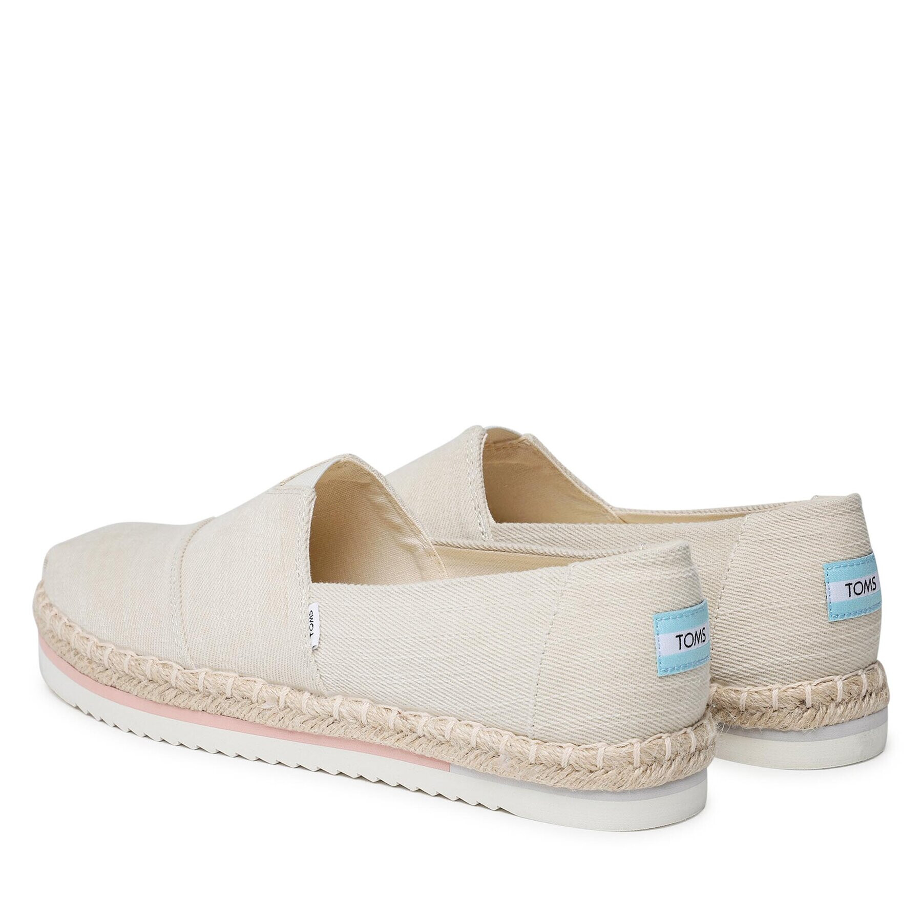 Toms Espadrilky Alpargata Platform Rope 10017830 Béžová - Pepit.cz