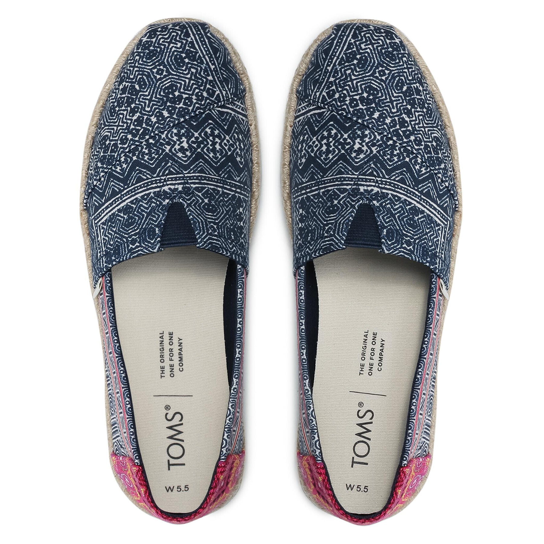 Toms Espadrilky Alpargata Rope 10016263 Tmavomodrá - Pepit.cz