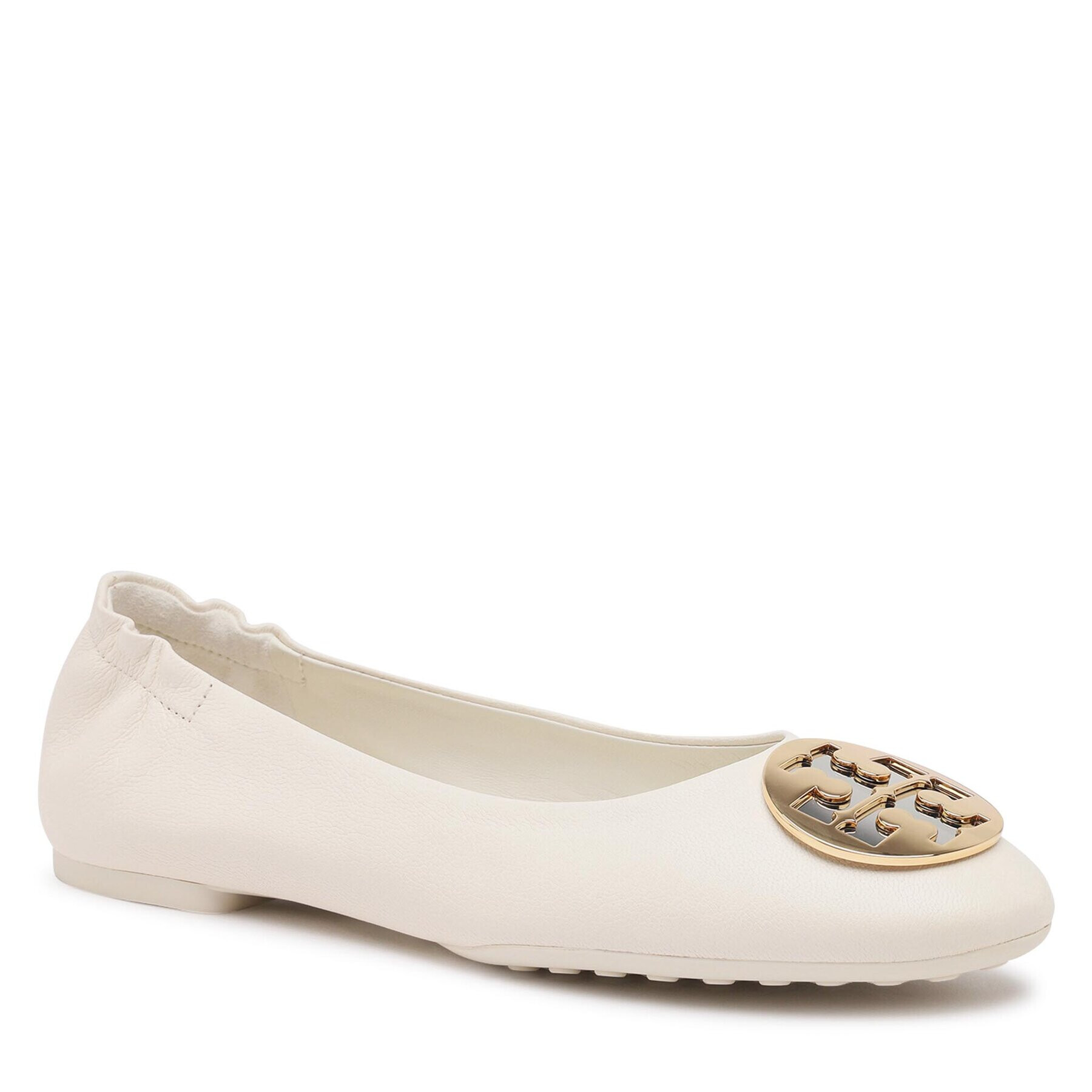 Tory Burch Baleríny Claire Ballet 147379 Écru - Pepit.cz