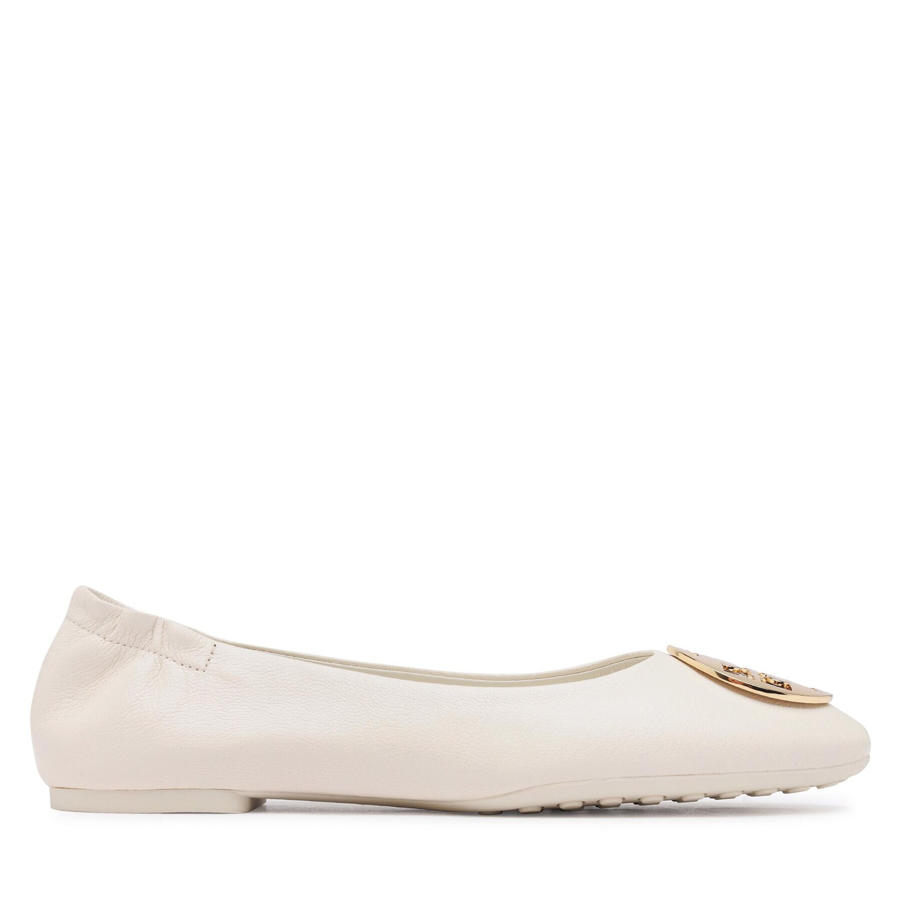 Tory Burch Baleríny Claire Ballet 147379 Écru - Pepit.cz