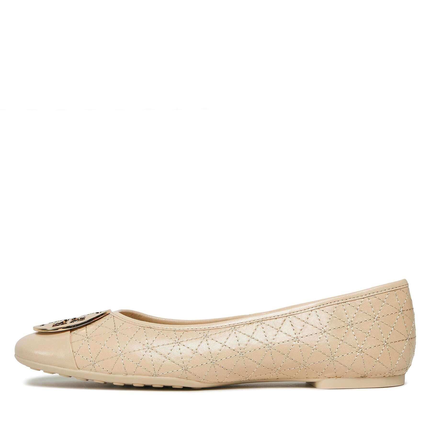 Tory Burch Baleríny Claire Quilted Ballet 156810 Béžová - Pepit.cz