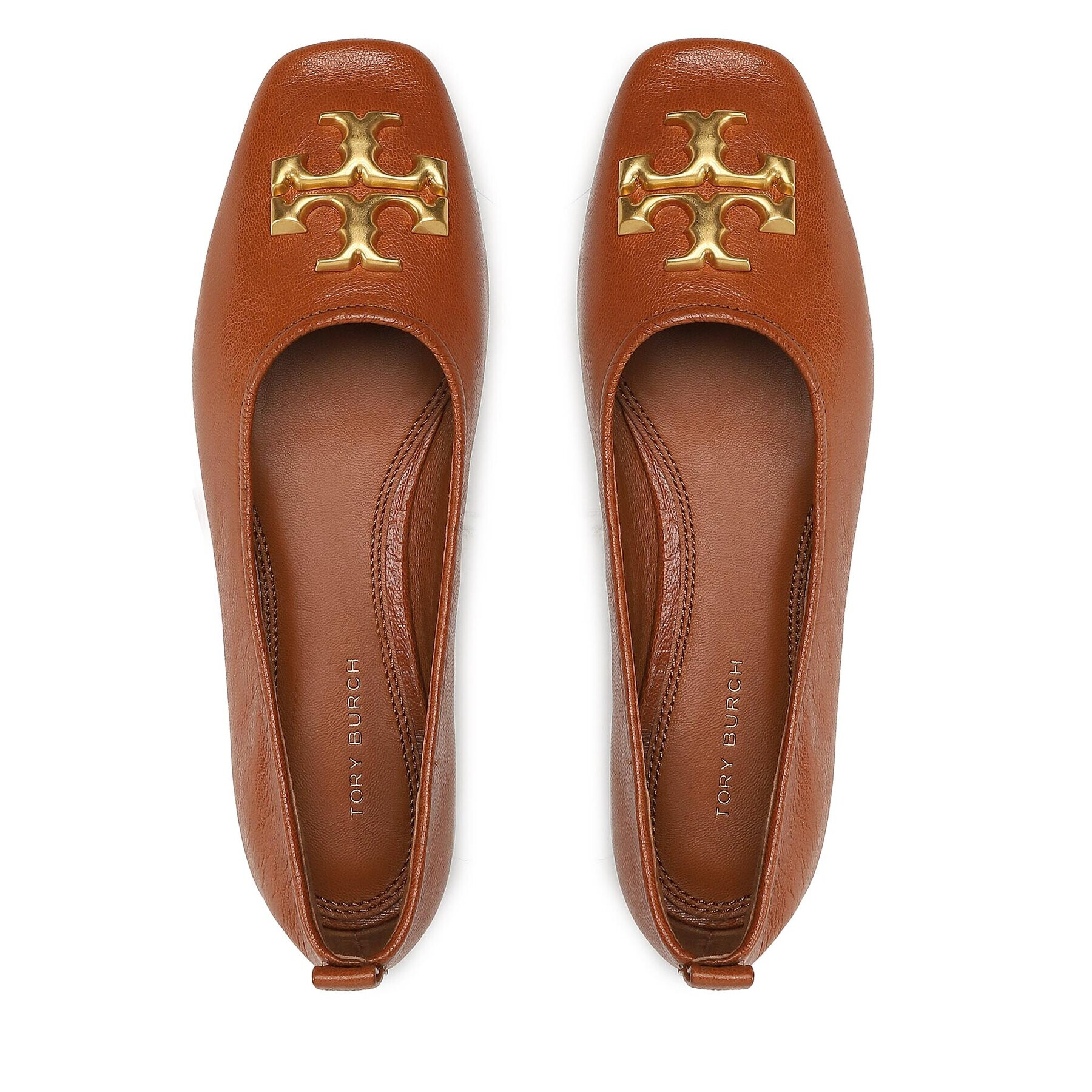 Tory Burch Baleríny Eleanor Ballet 141296 Hnědá - Pepit.cz