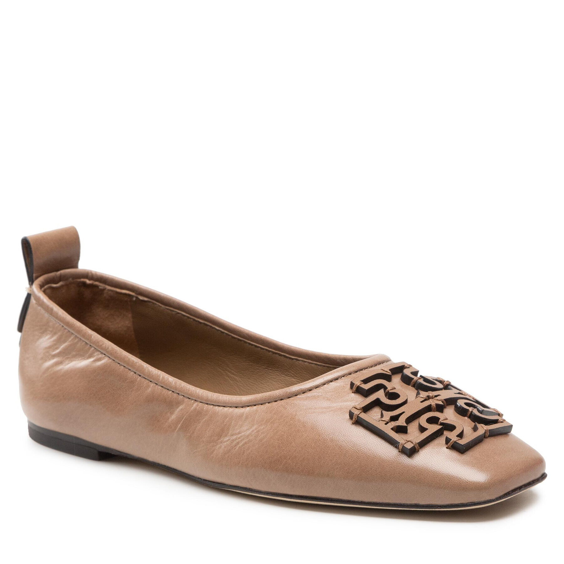 Tory Burch Baleríny Ines Ballet 139604 Hnědá - Pepit.cz