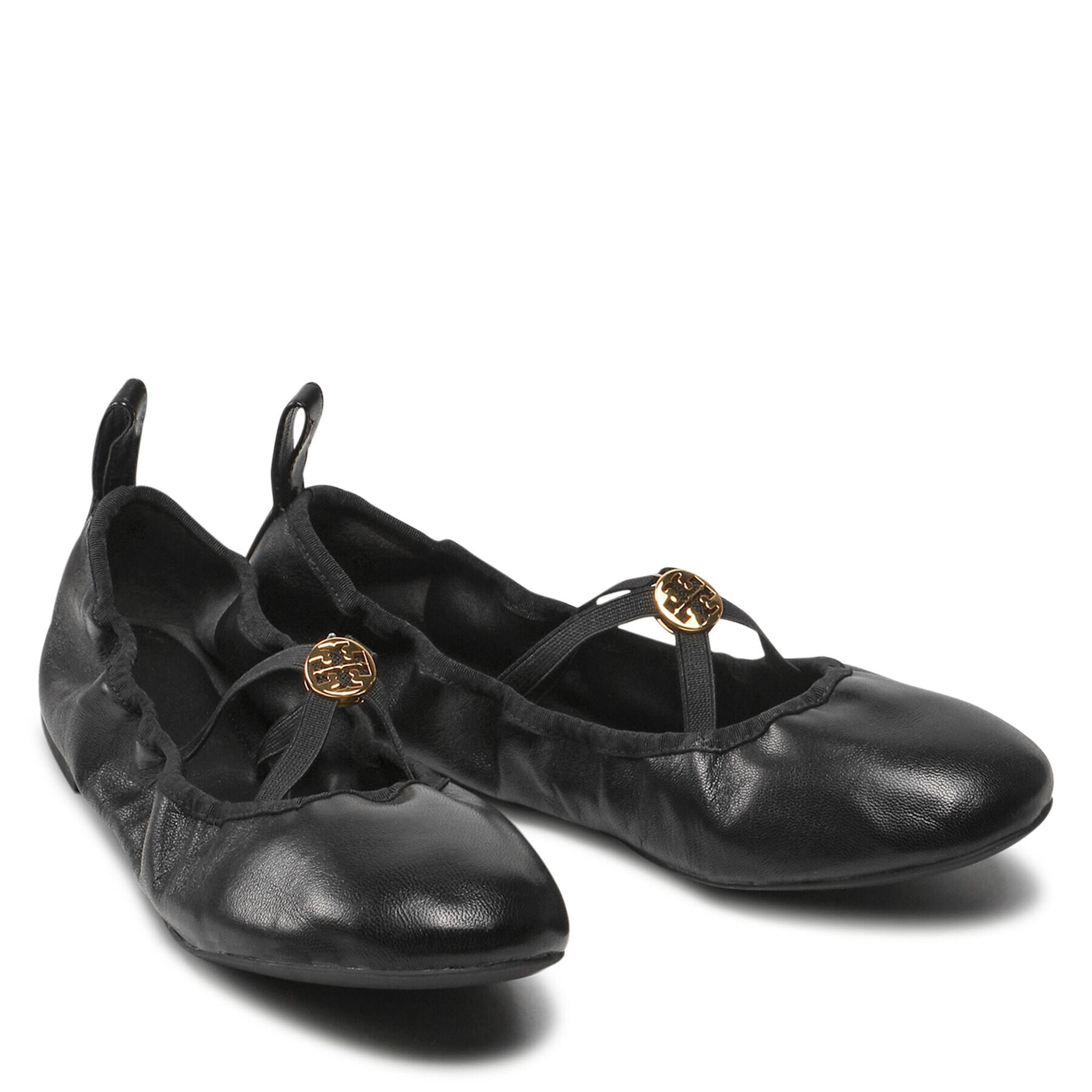 Tory Burch Baleríny Soft Scrunch Ballet 88884 Černá - Pepit.cz