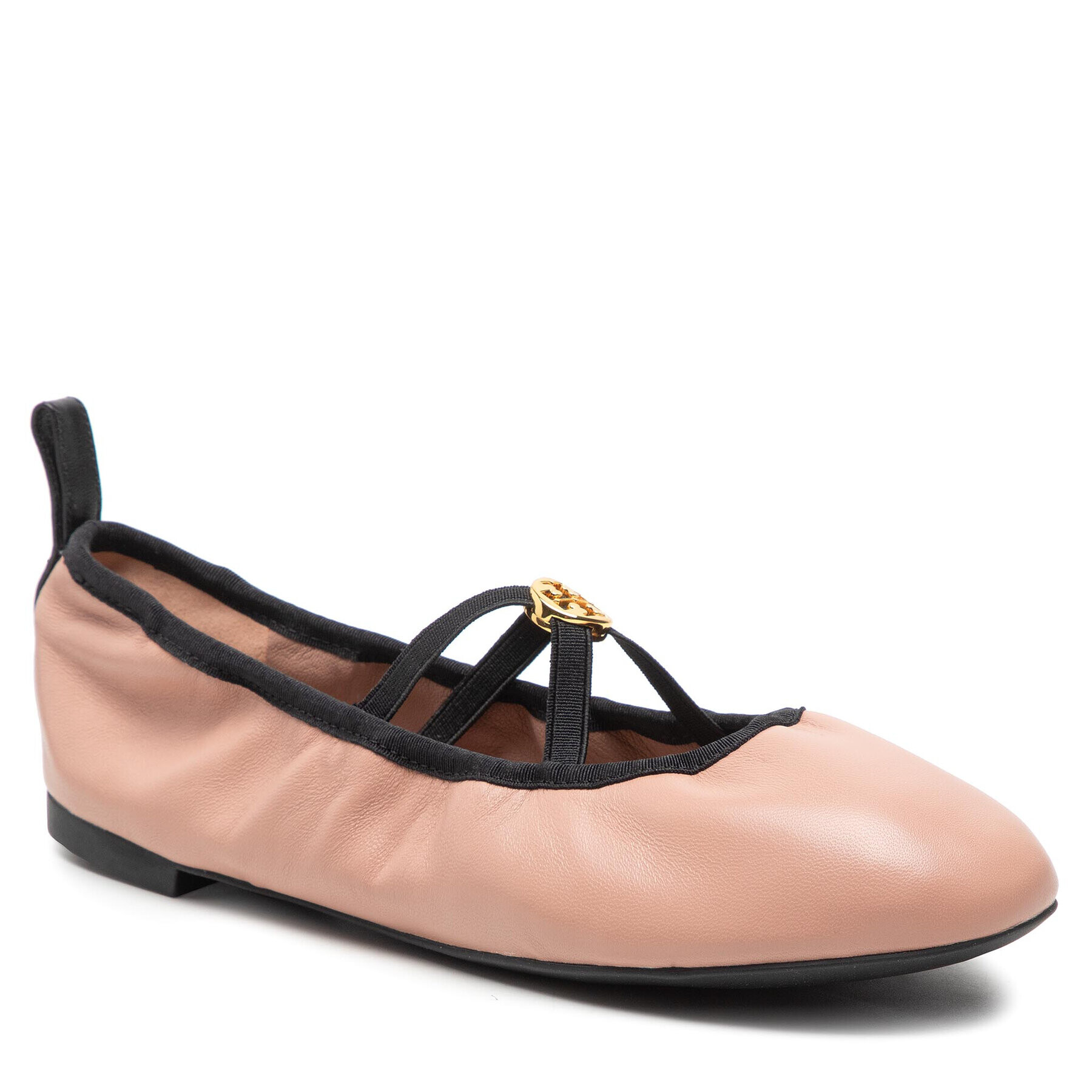 Tory Burch Baleríny Soft Scrunch Ballet 88884 Růžová - Pepit.cz