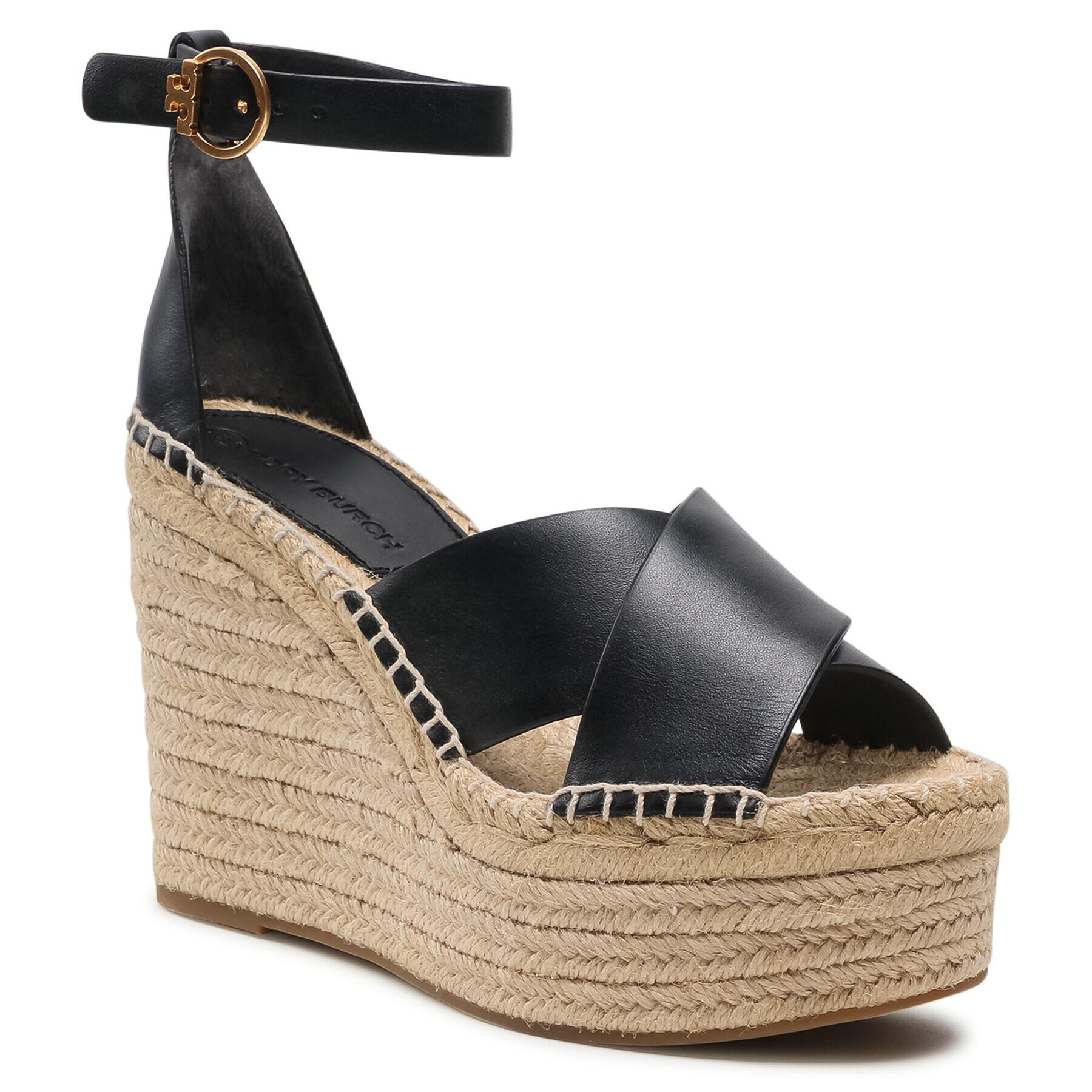 Tory Burch Espadrilky Selby 63522 Černá - Pepit.cz