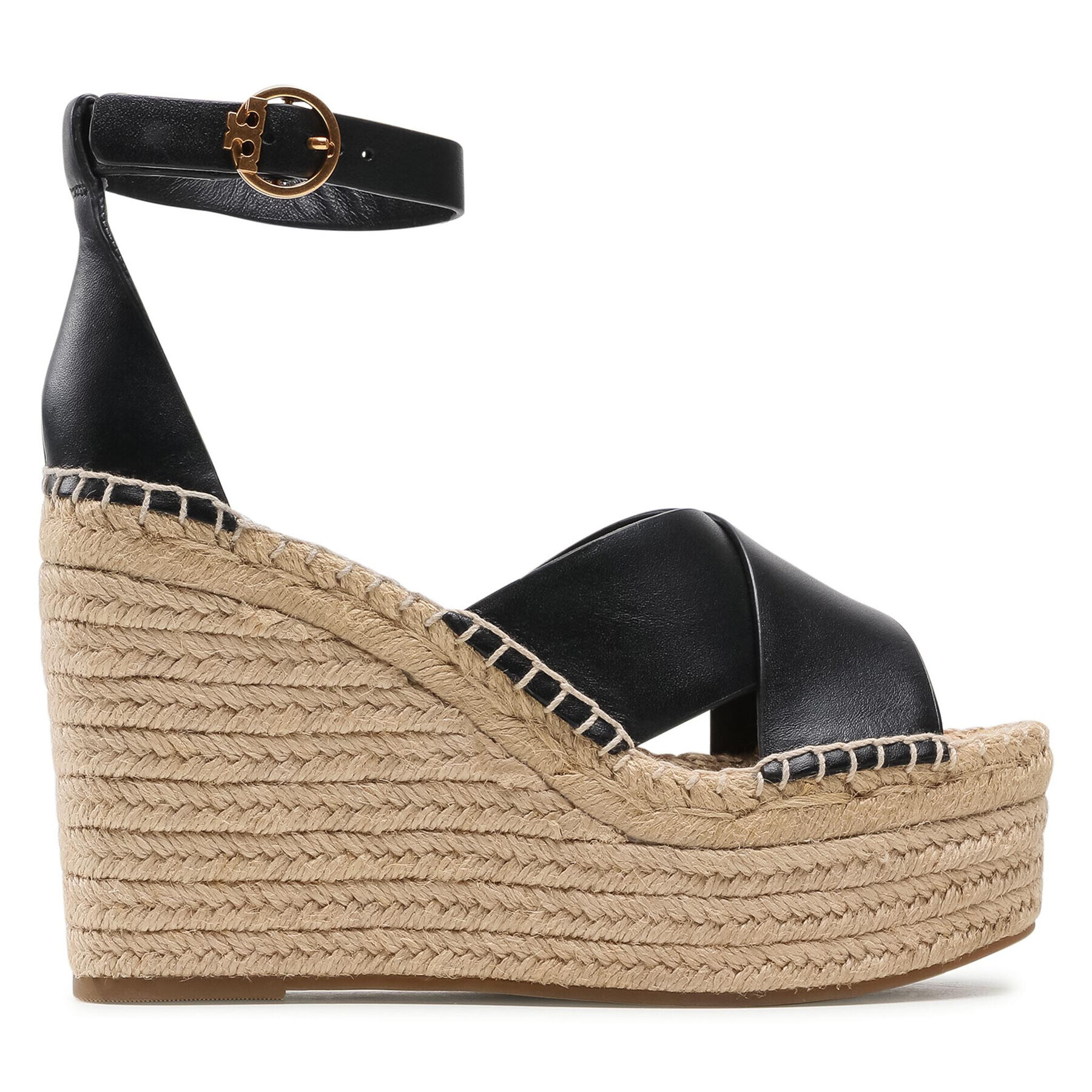 Tory Burch Espadrilky Selby 63522 Černá - Pepit.cz