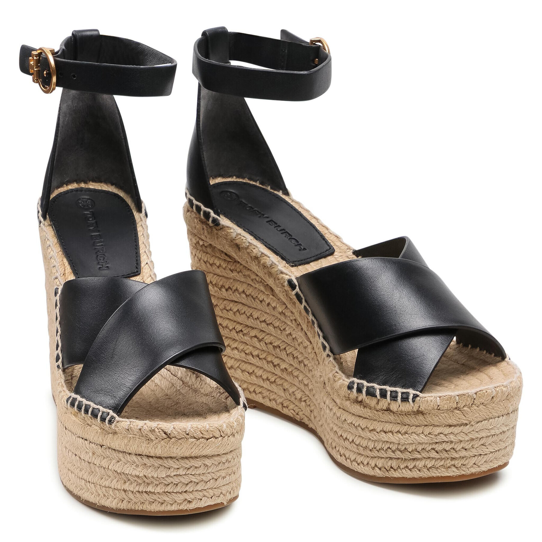 Tory Burch Espadrilky Selby 63522 Černá - Pepit.cz