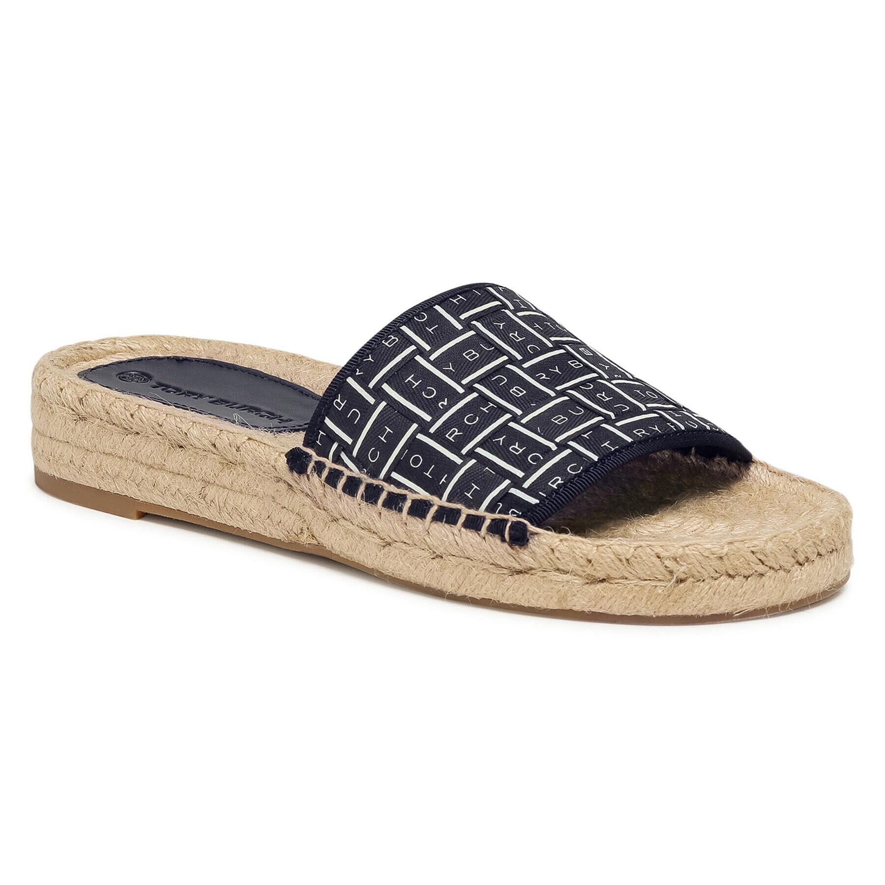 Tory Burch Espadrilky Tory Ribbon Espadrille Slide 80919 Tmavomodrá - Pepit.cz