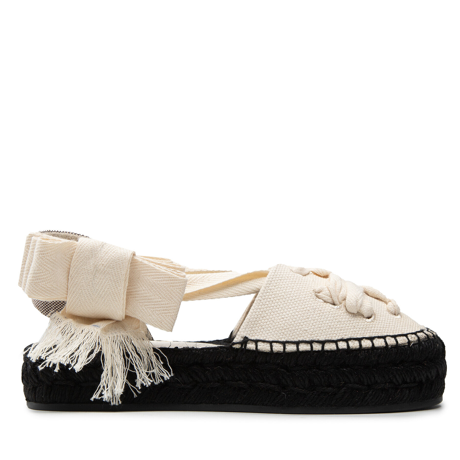 Tory Burch Espadrilky Woven Bouble T Espadrille 282 Béžová - Pepit.cz