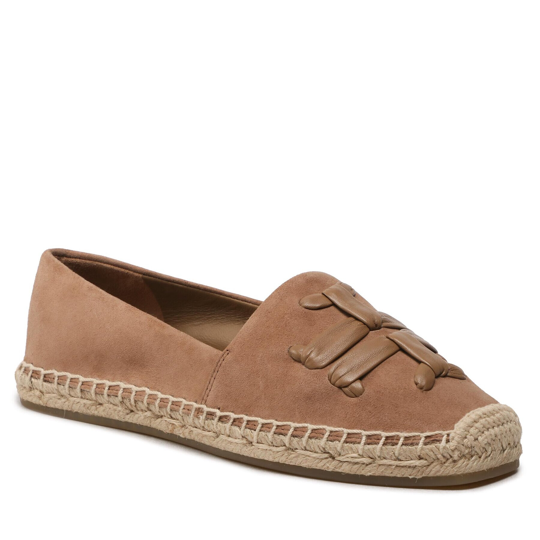 Tory Burch Espadrilky Woven Doublet Aline Espadrille 143022 Hnědá - Pepit.cz