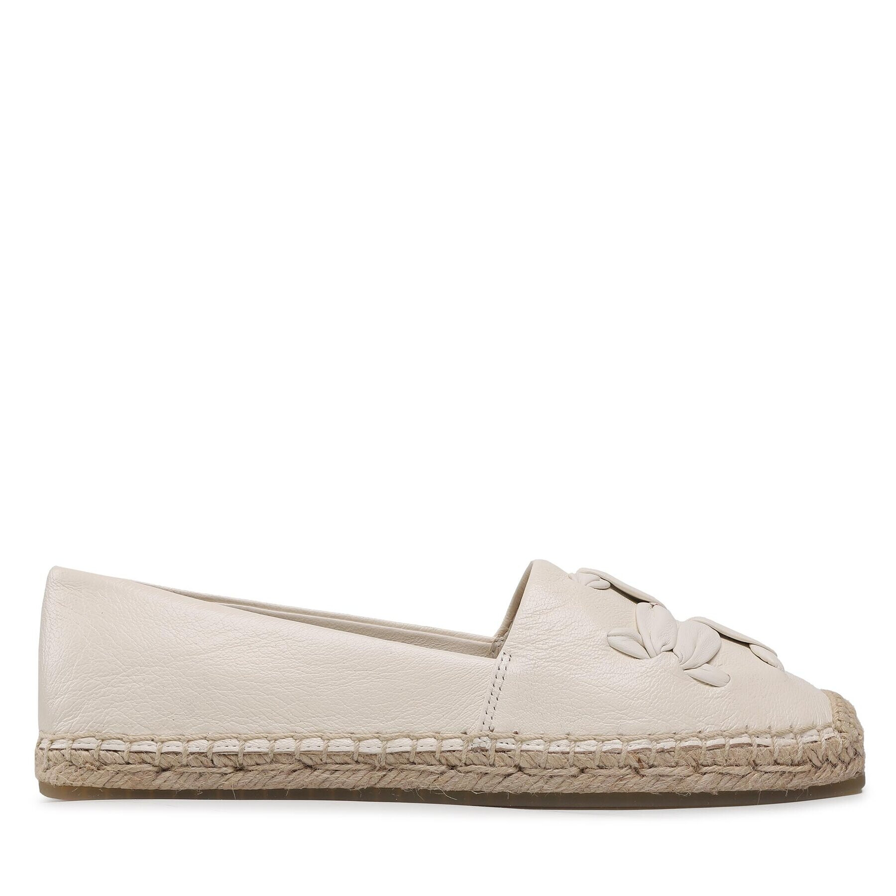 Tory Burch Espadrilky Woven Doublet Aline Espadrille Leather 144042 Béžová - Pepit.cz