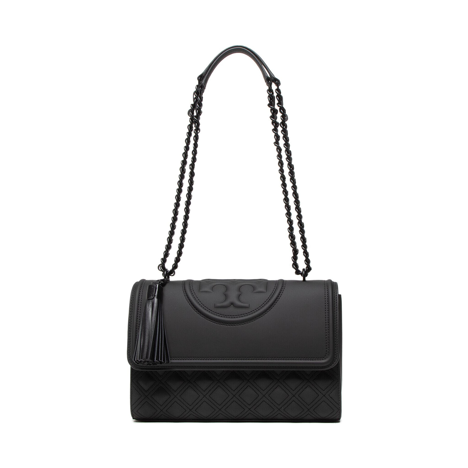 Tory Burch Kabelka Fleming Matte Convertible Shoulder Bag 82559 Černá - Pepit.cz