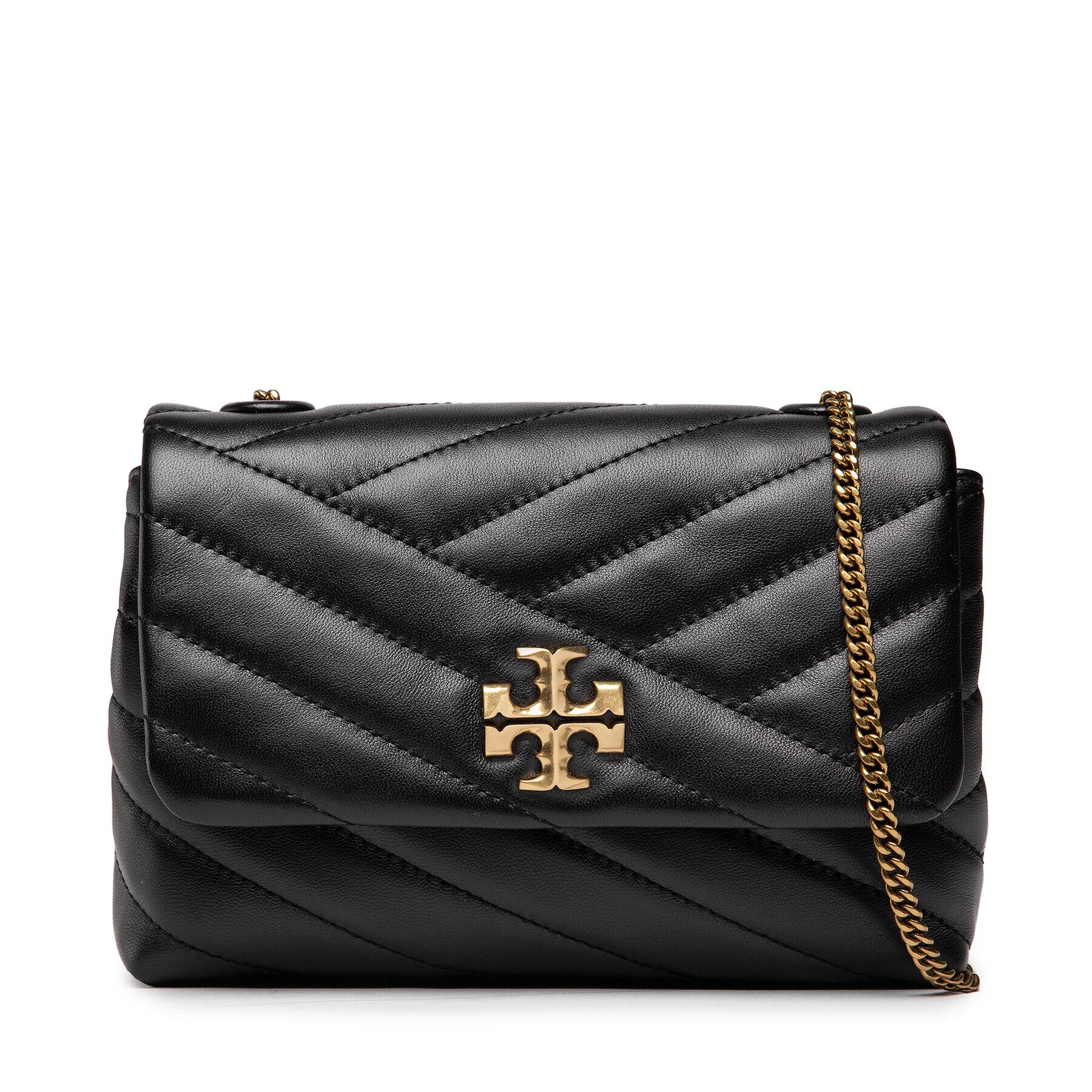 Tory Burch Kabelka Kira Chevron Mini Bag 90460 Černá - Pepit.cz